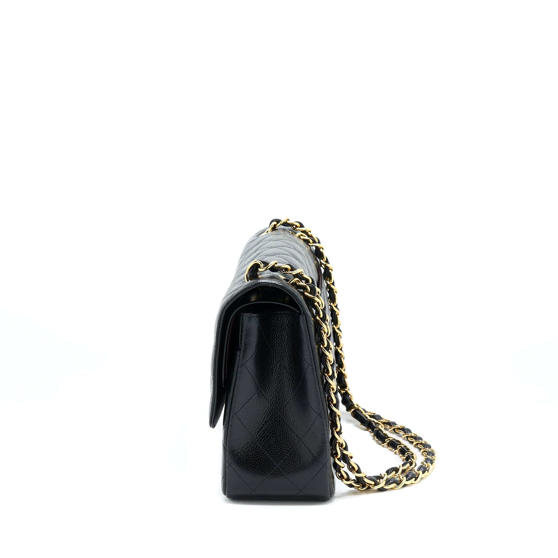 Chanel Classic Jumbo Flap Caviar GHW Black Shoulder Bag