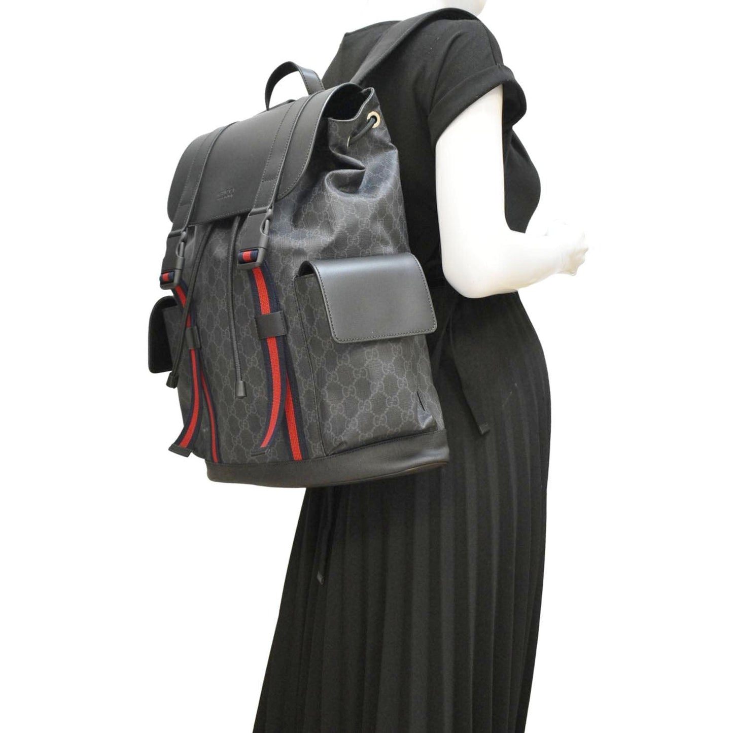 Gucci Supreme Backpack Canvas Black