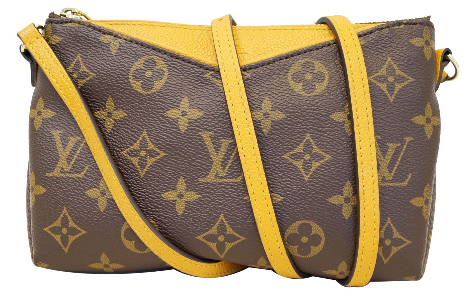 Louis Pallas Clutch Crossbody Bag Canvas Monogram