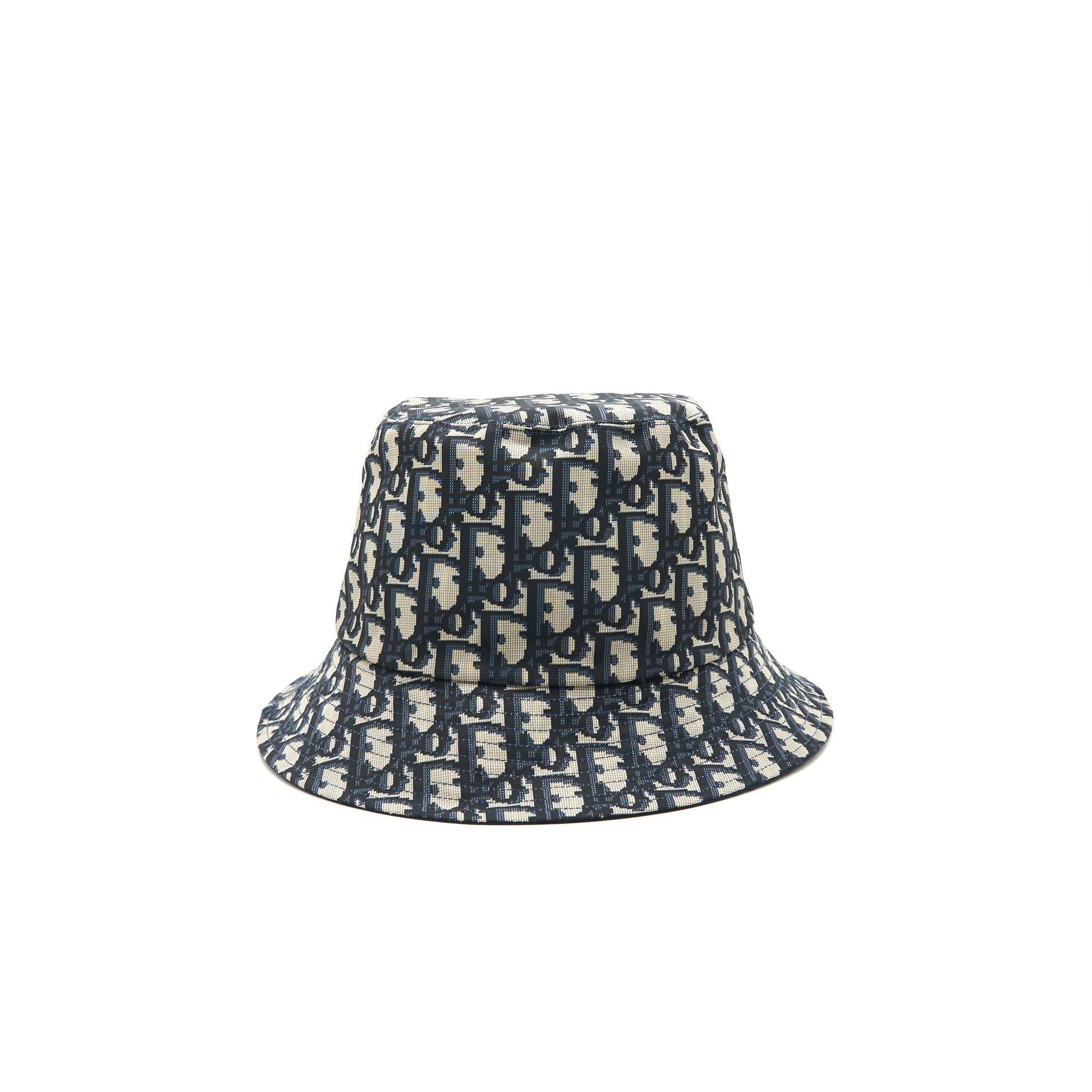 Dior Size Reversible Teddy D Brim Hat Handbag Small Bucket Bucket Bag