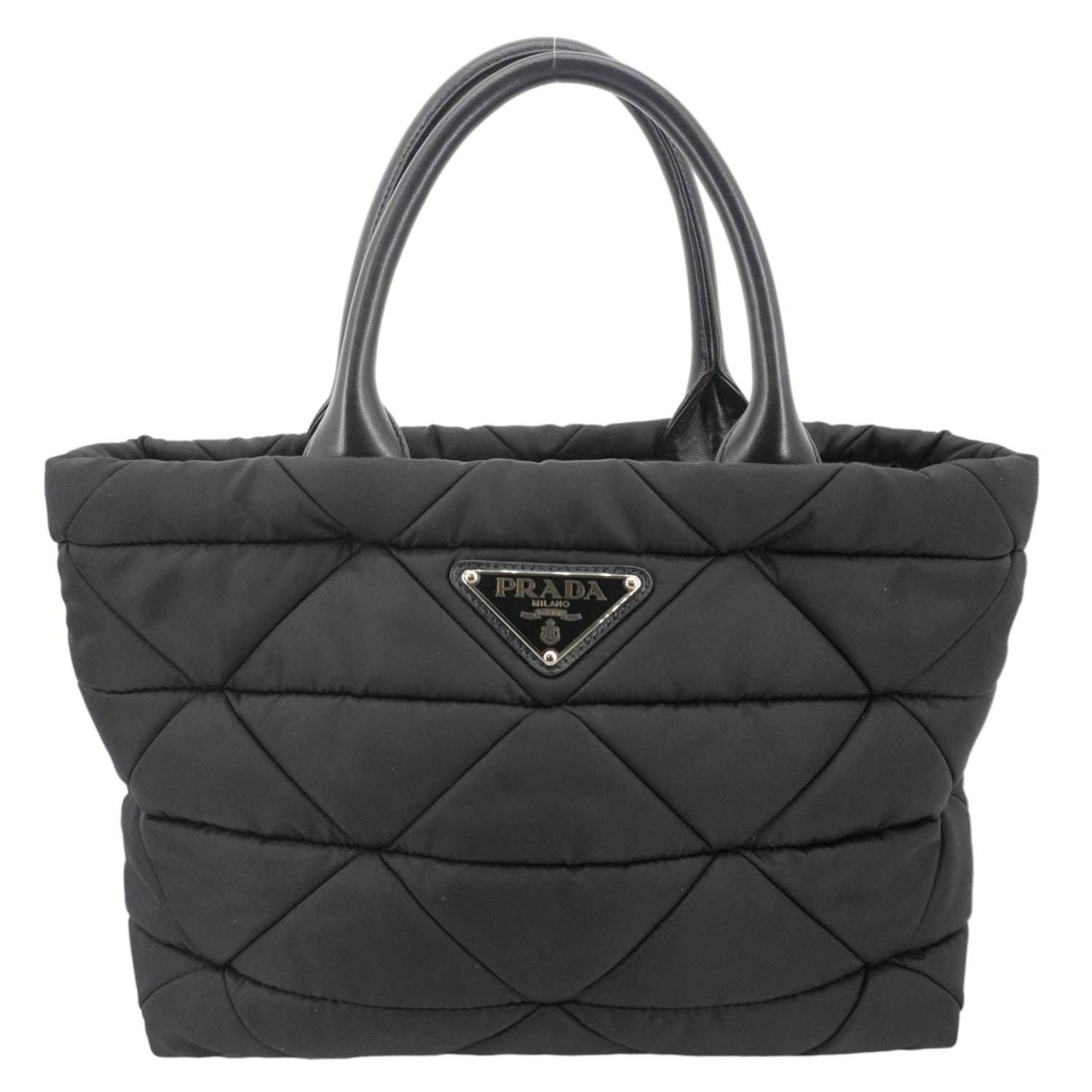 Prada Padded Re Tote Bag Nylon Black