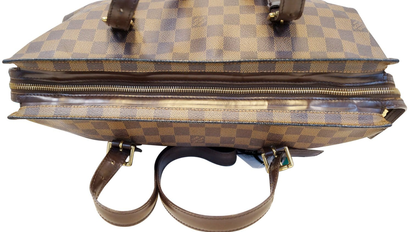 Louis Damier Ebene Chelsea Shoulder Bag Large