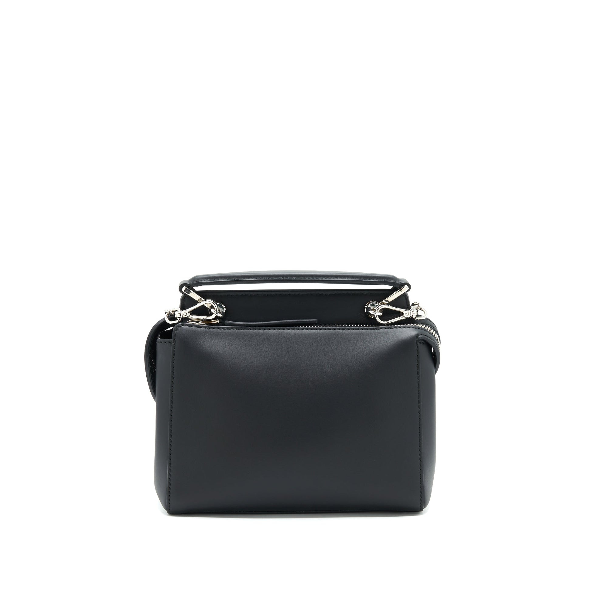 Fendi Dotcom Purse With Stitch Details Black Mini Shoulder Bag