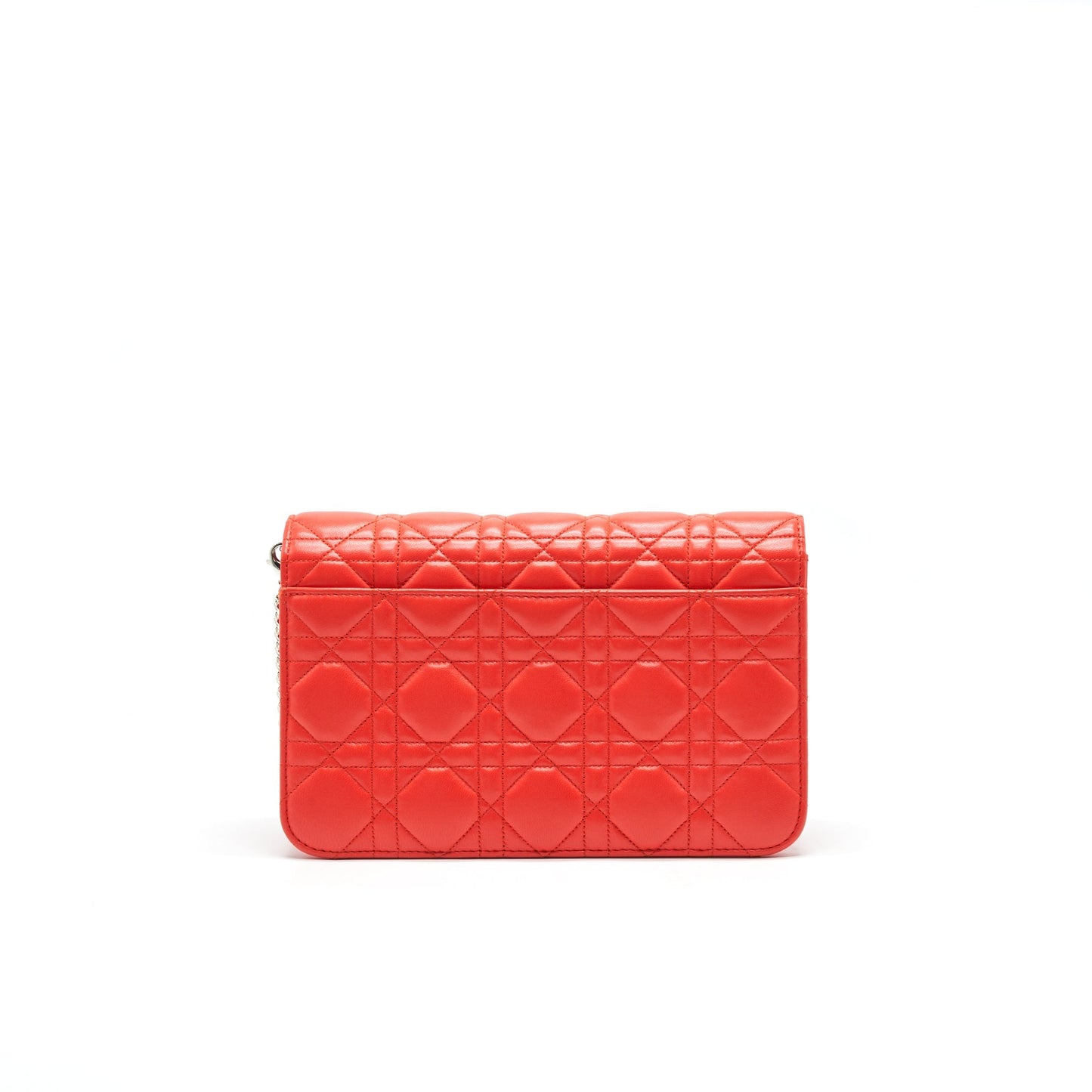 Dior Miss Pouch With Poppy Orange Handbag Chain Travel Bag
