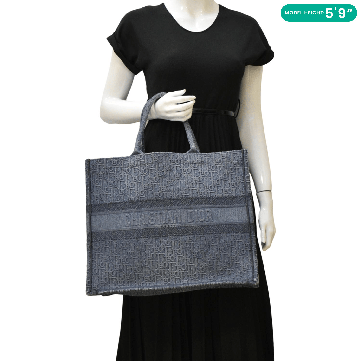 Dior Dernim Book Tote Tote Bag