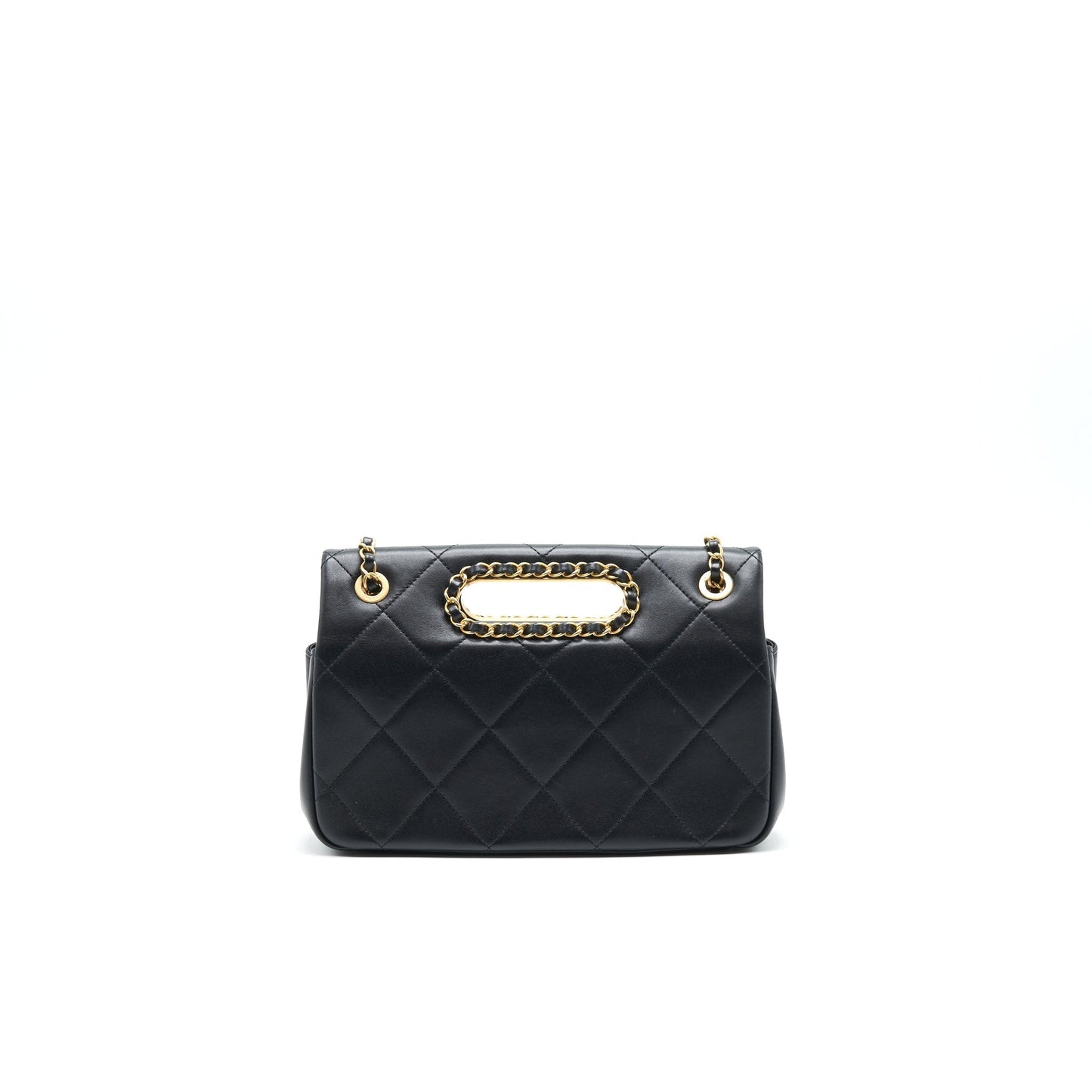 Chanel 20P A real flap Black Shoulder Bag
