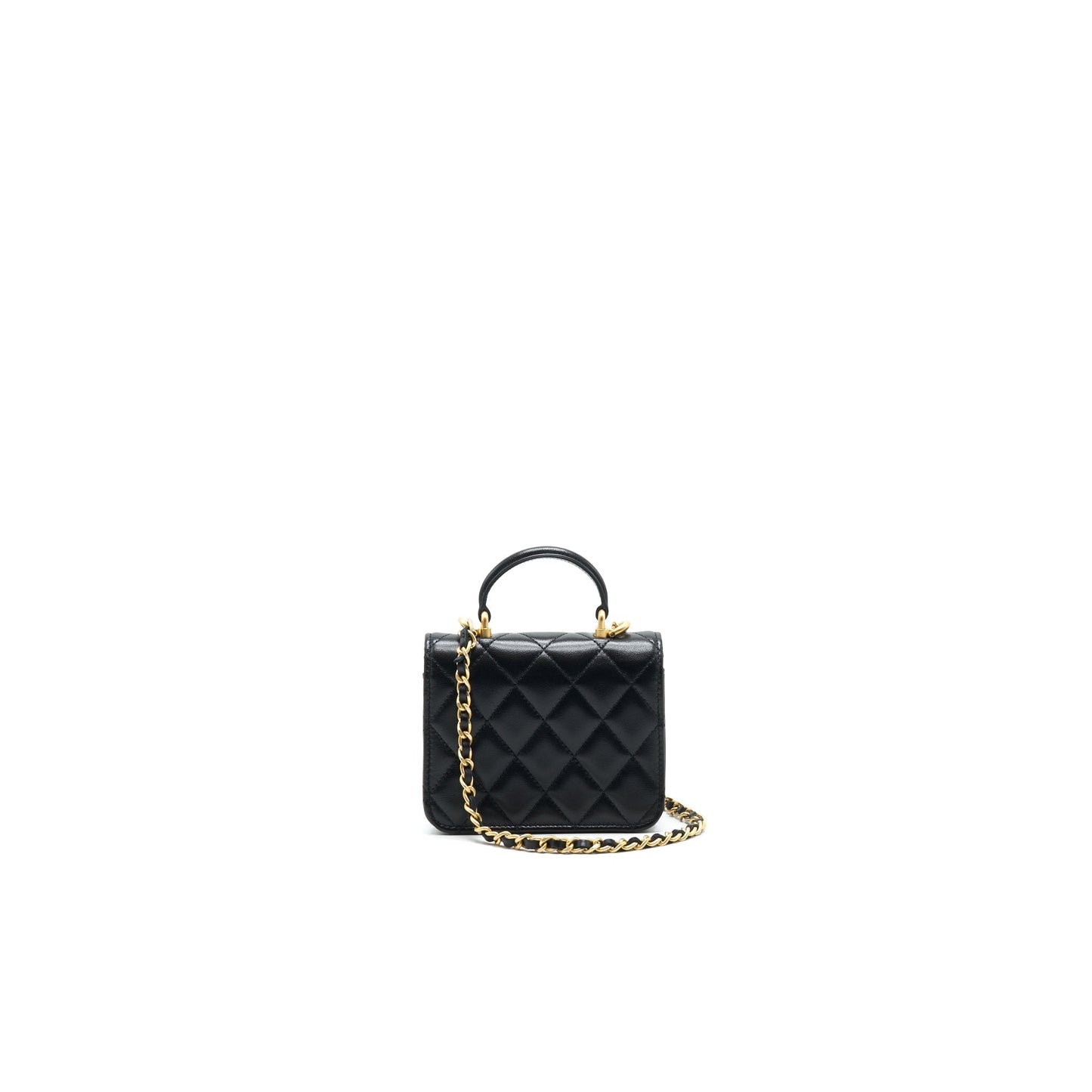 Chanel flap Coin Purse GHW Black Wallet Case Ghw 1