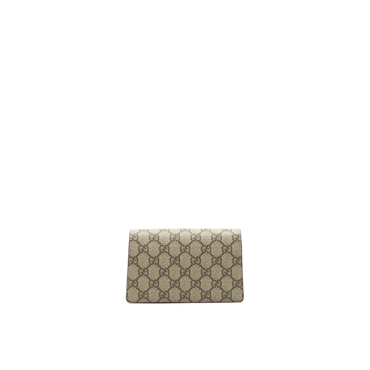 Gucci Dionysus Supreme Super Bag Beige Mini Travel Bag