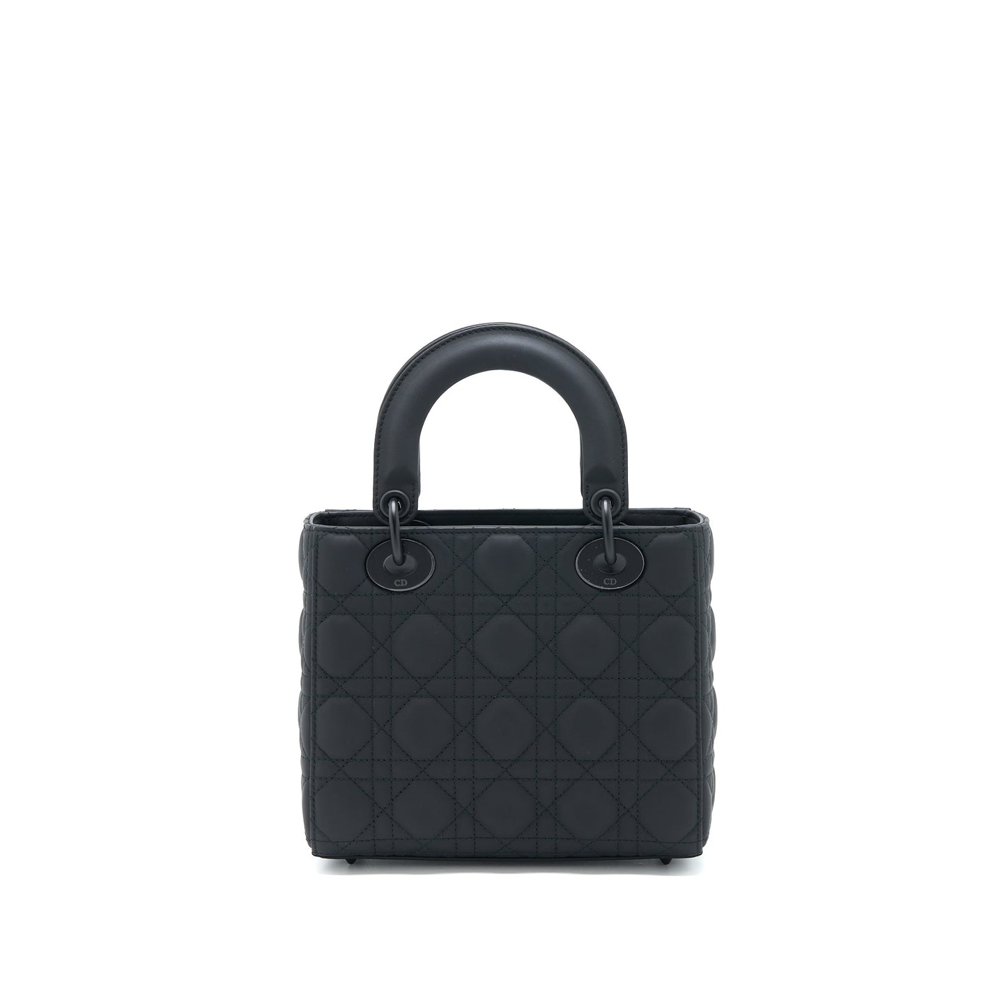 Dior Lady Calfskin So With Hardware Handbag Black Small Travel Bag
