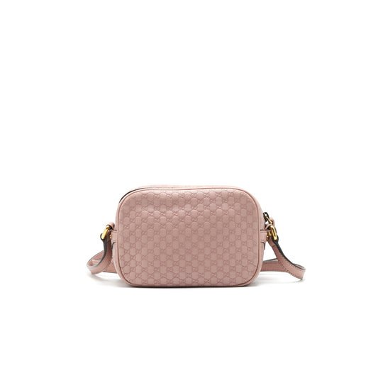 Gucci Calf Skin Bamboo Camera Bag Leather Travel Bag