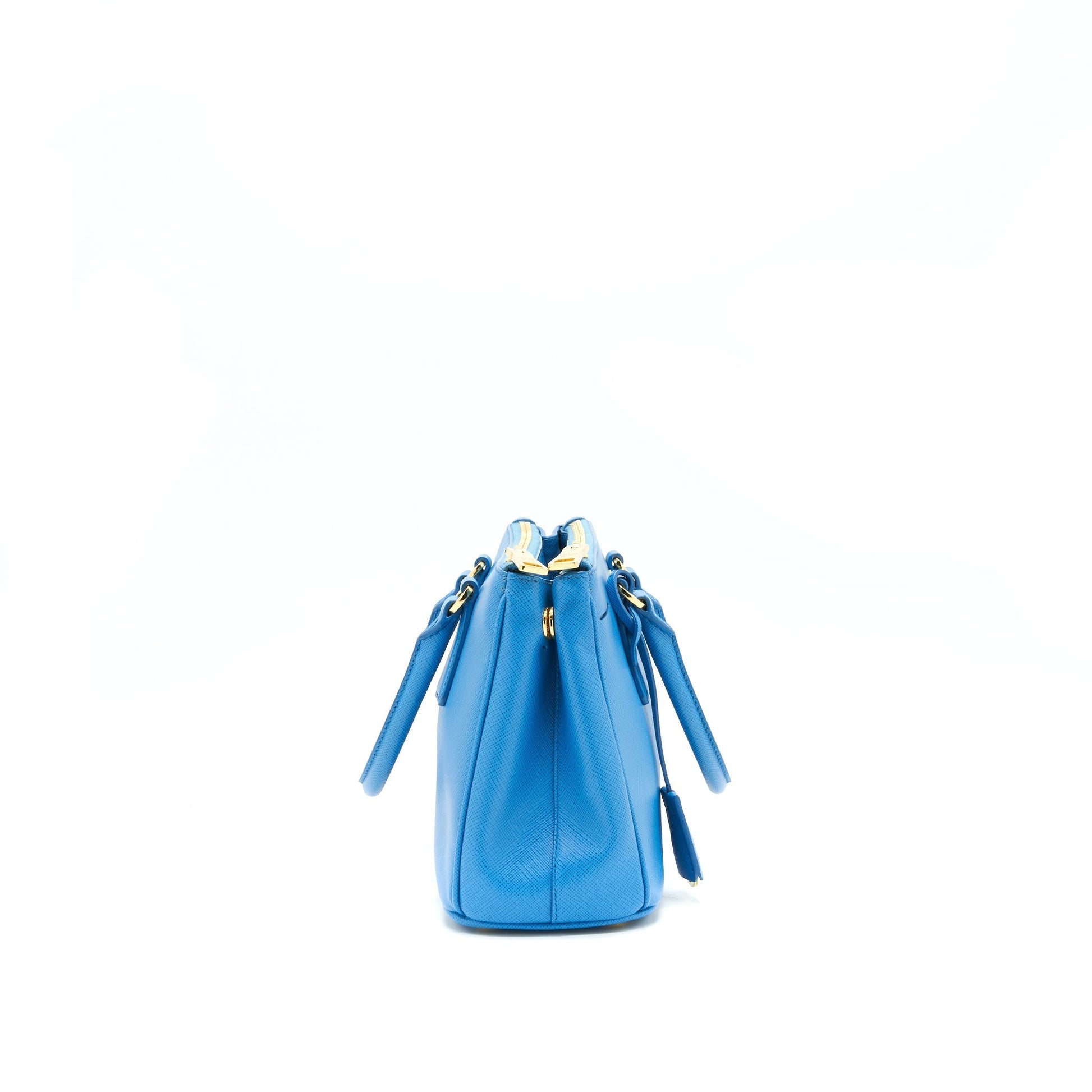 Prada Galleria Tote Purse Lake Handbag Blue Tote Bag