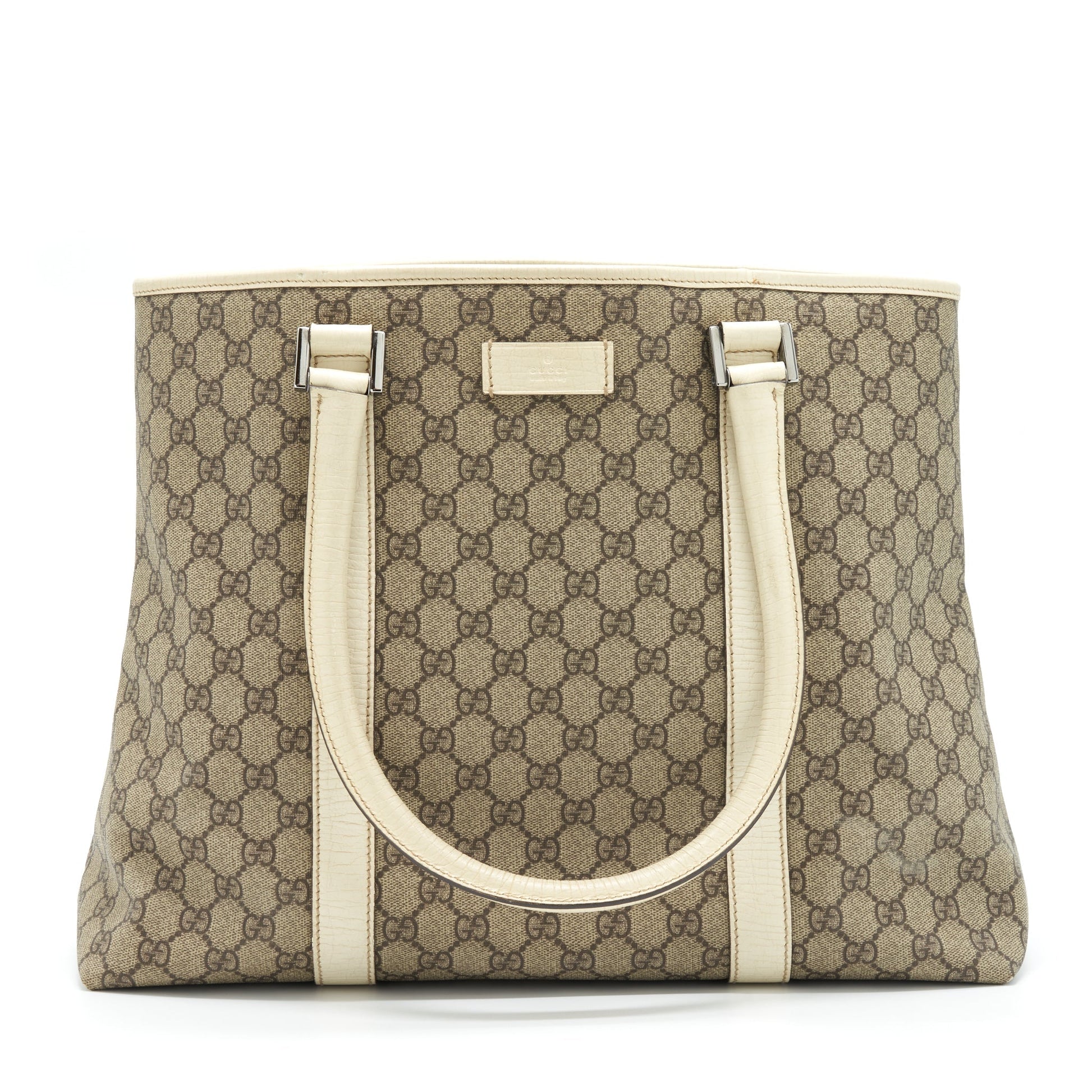 Gucci Tote Bag Supreme And Shw Leather Canvas