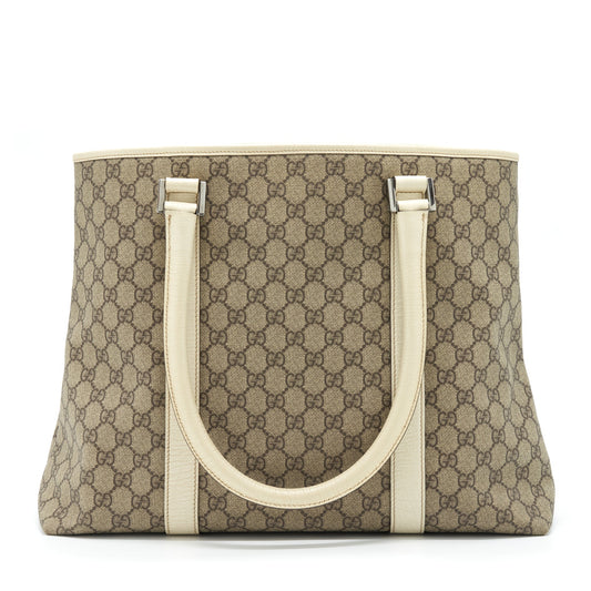 Gucci Tote Bag Supreme And Shw Leather Canvas