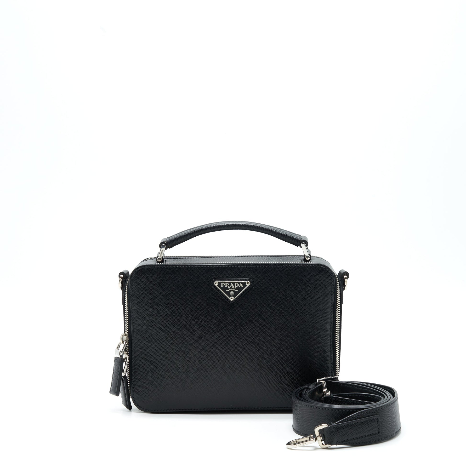 Prada Crossbody Camera Purse Handbag Black Crossbody Bag