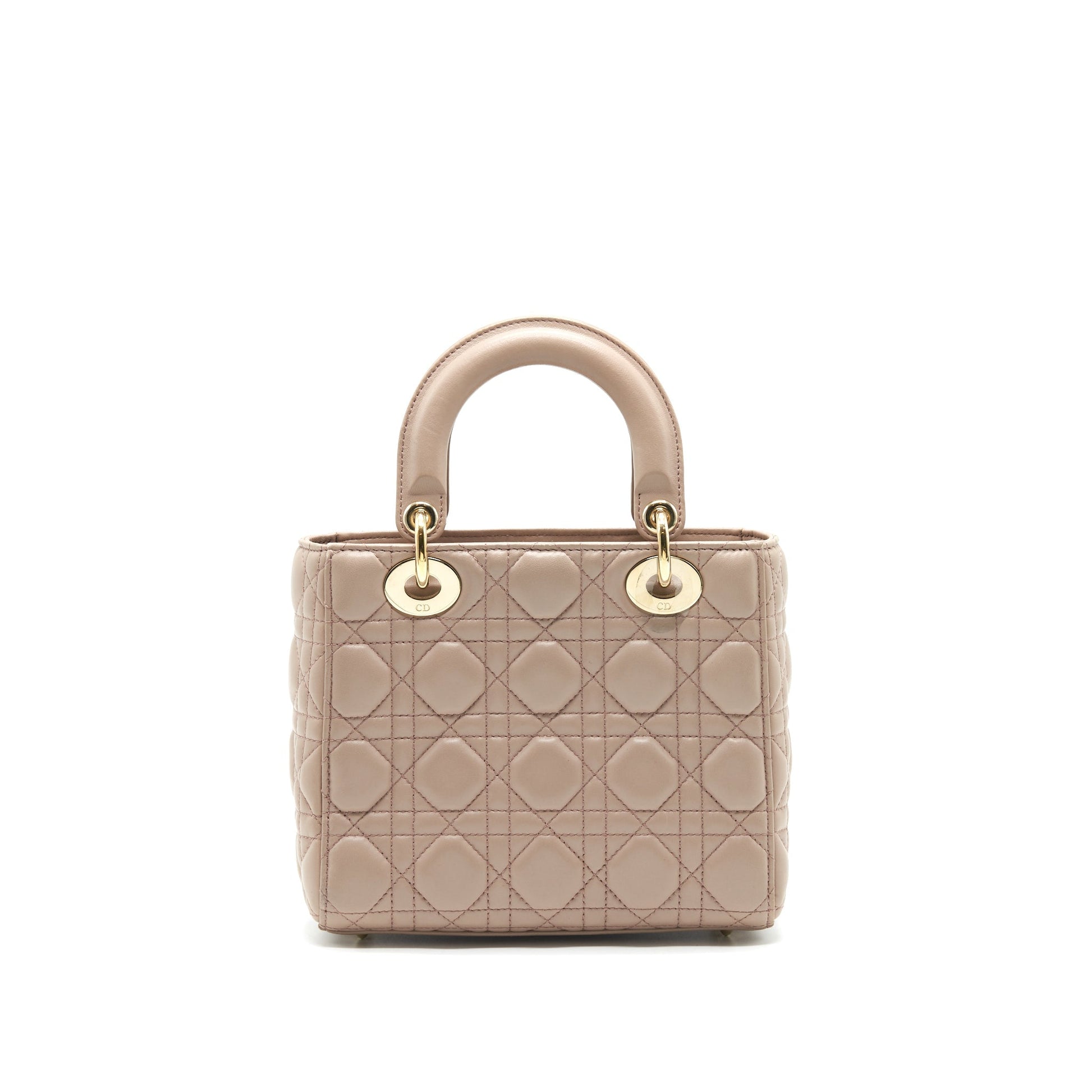 Dior Lady Dark Handbag Beige Small Travel Bag