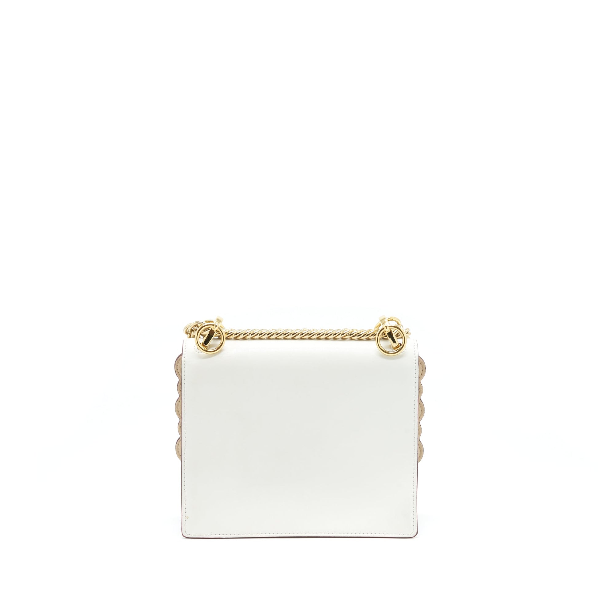 Fendi Kan Purse Multicolour And Hardware White Gold Silver Travel Bag