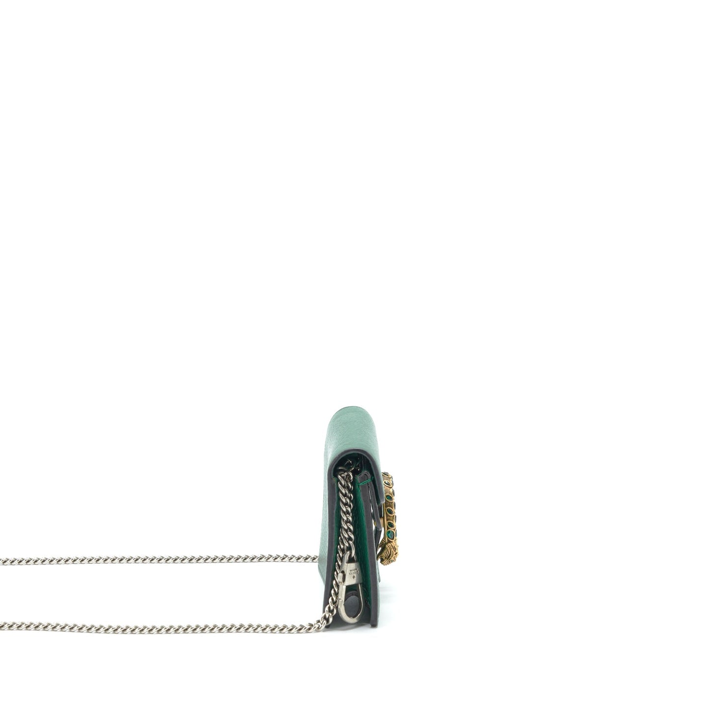 Gucci Super Mini Dionysus And Hardware Handbag Green Gold Travel Bag