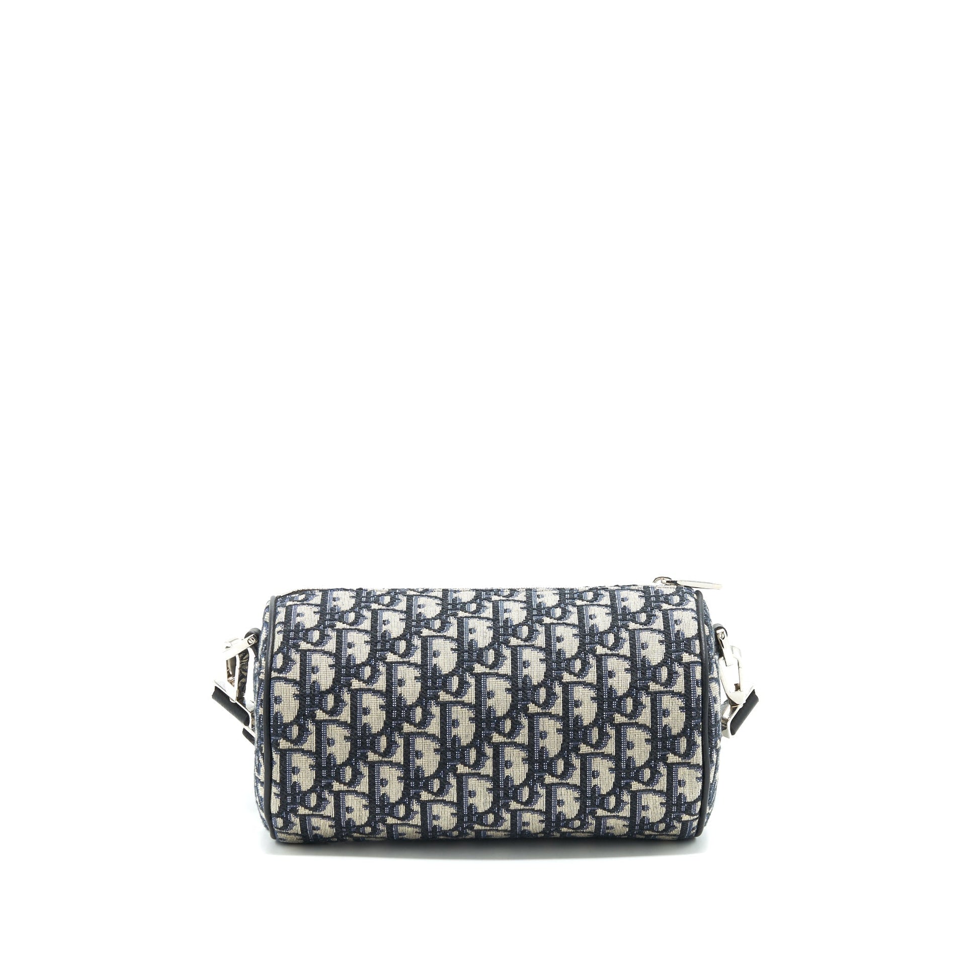 Dior Oblique Messenger Roller Purse Handbag Blue Travel Bag