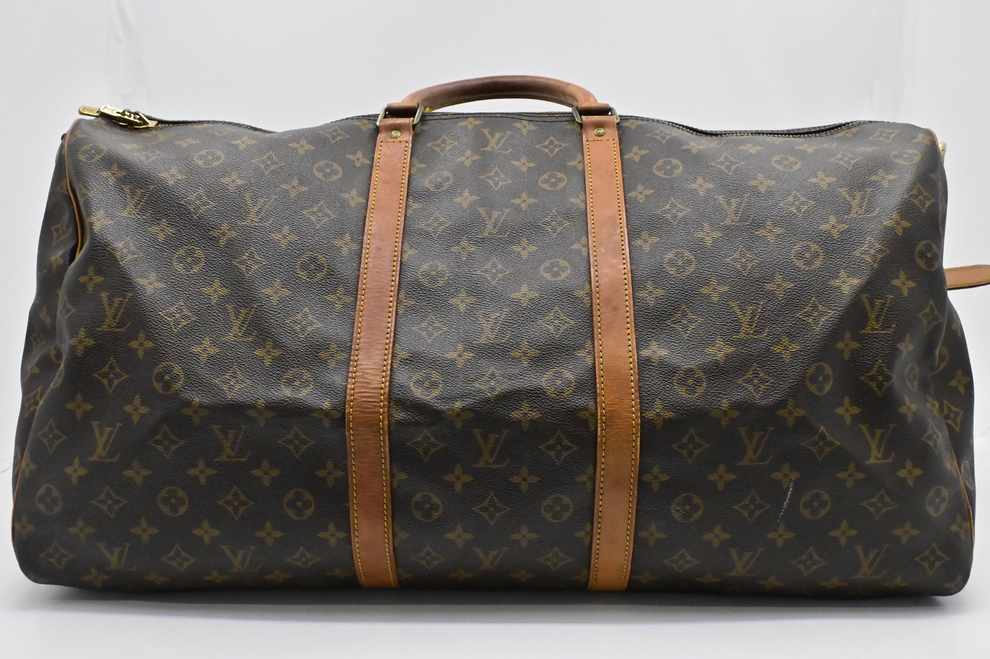 Louis Vuitton Keepall 60 Bandouliere Monogram Canvas Travel Bag