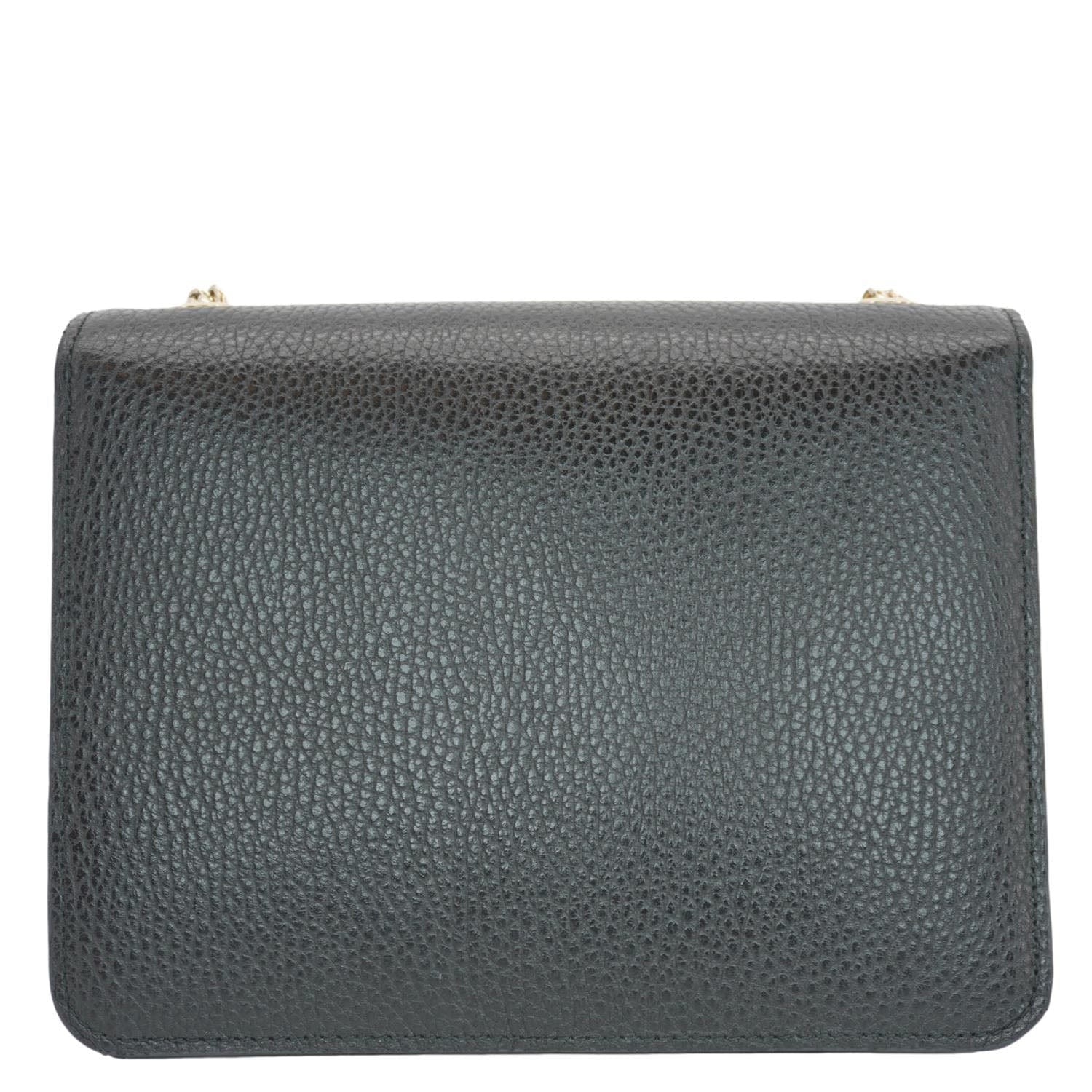 Gucci Interlocking Crossbody Bag Leather Black Crossbody Bag