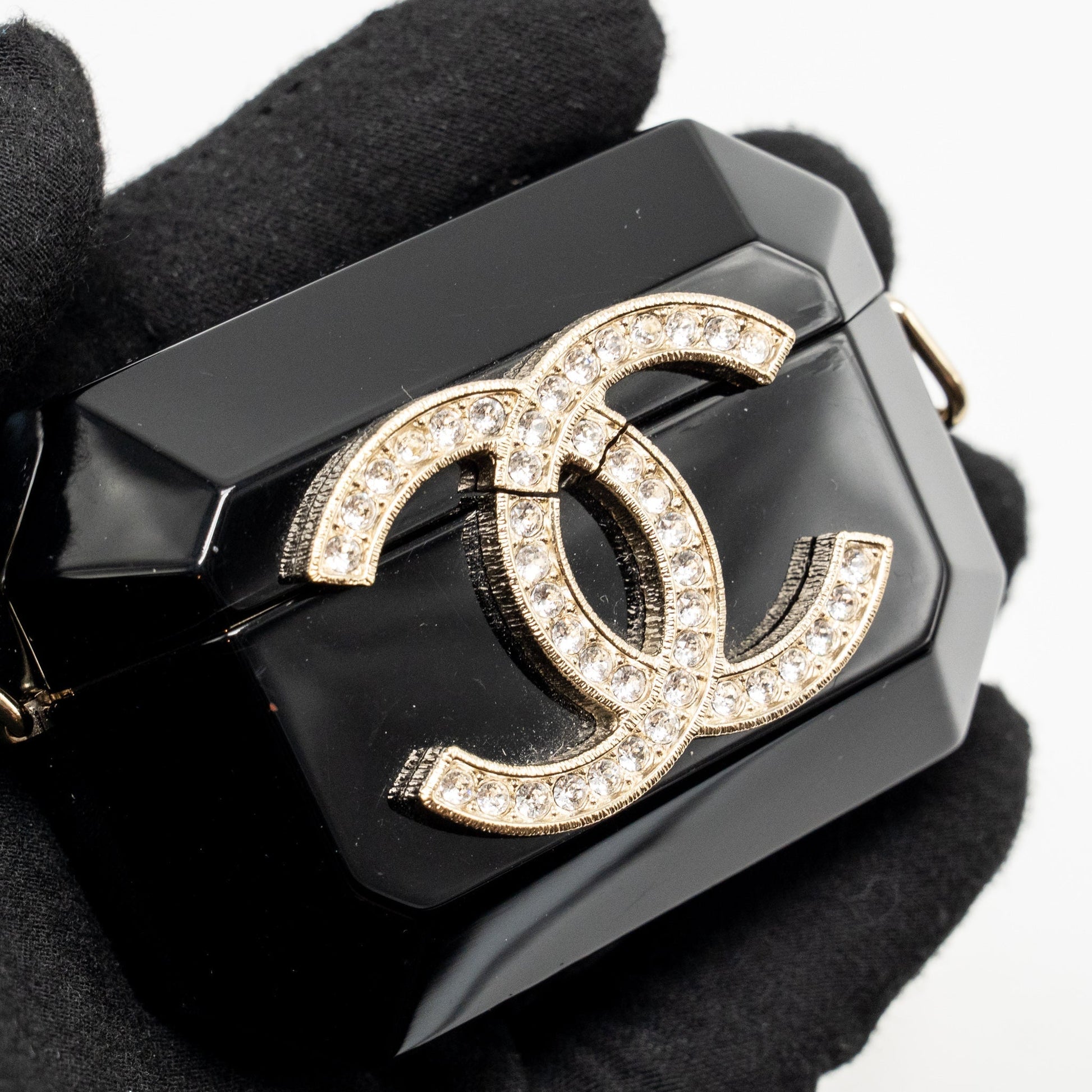 Chanel AirPods Pearl LGHW Black Handbag Black Lghw