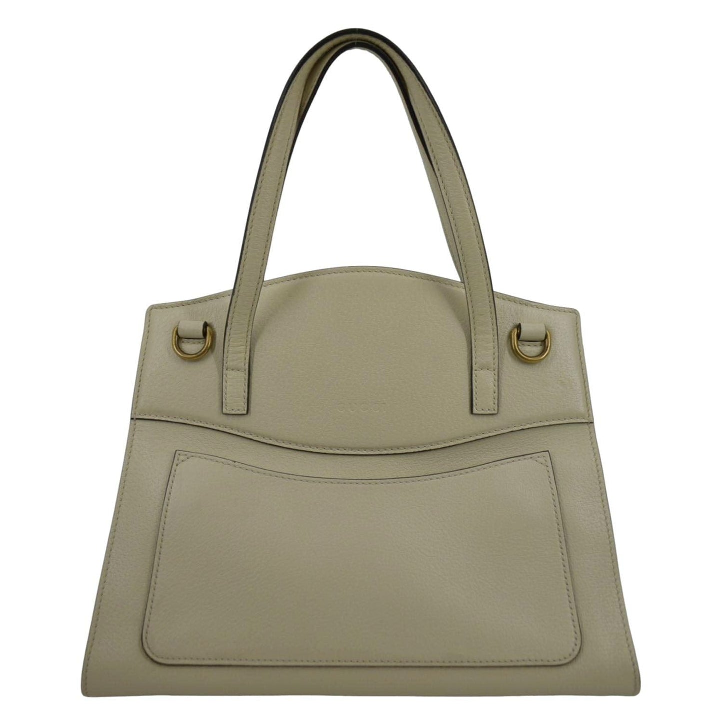 Gucci Totem Butterfly Shoulder Bag Leather Beige