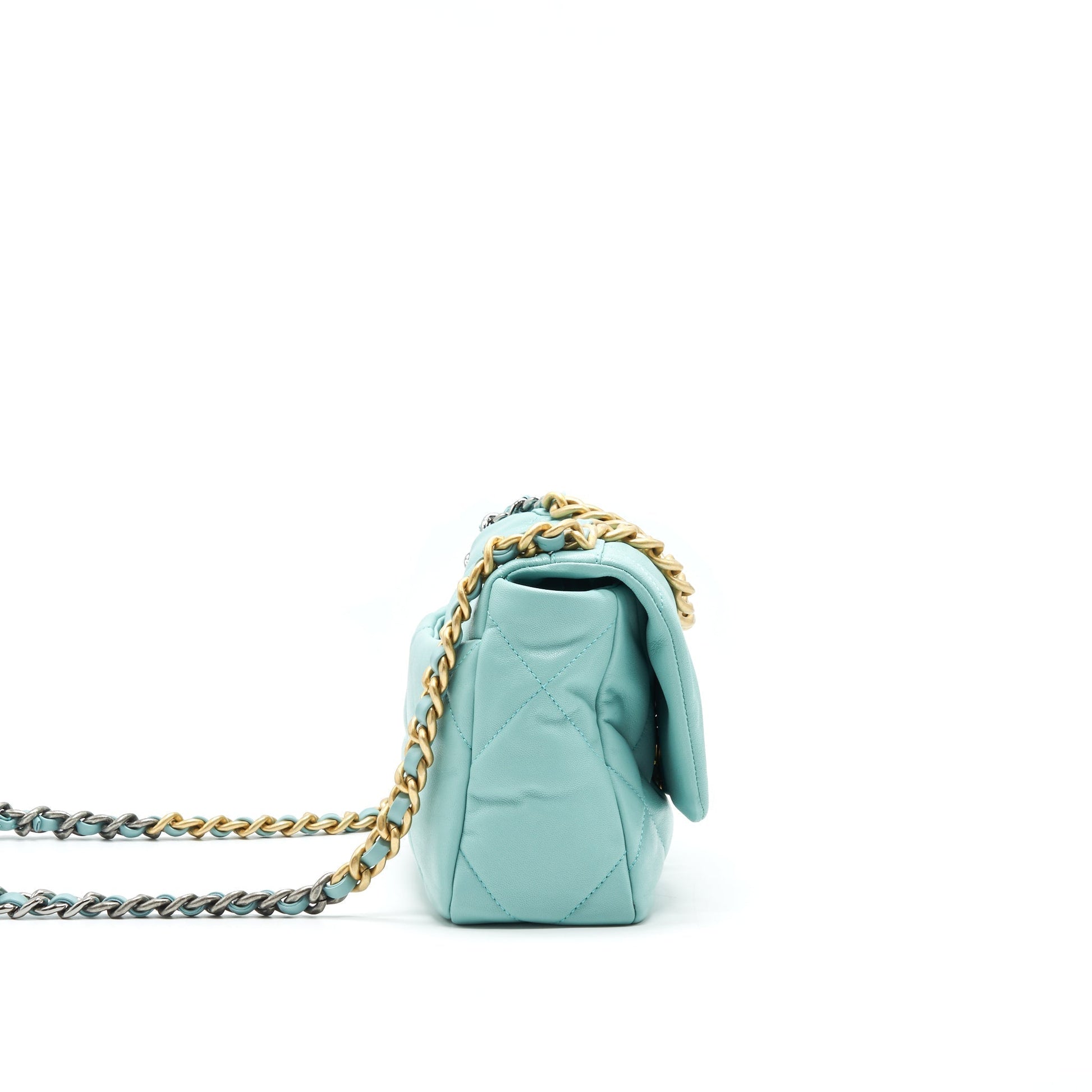 Chanel 19 ICE Blue Small Handbag
