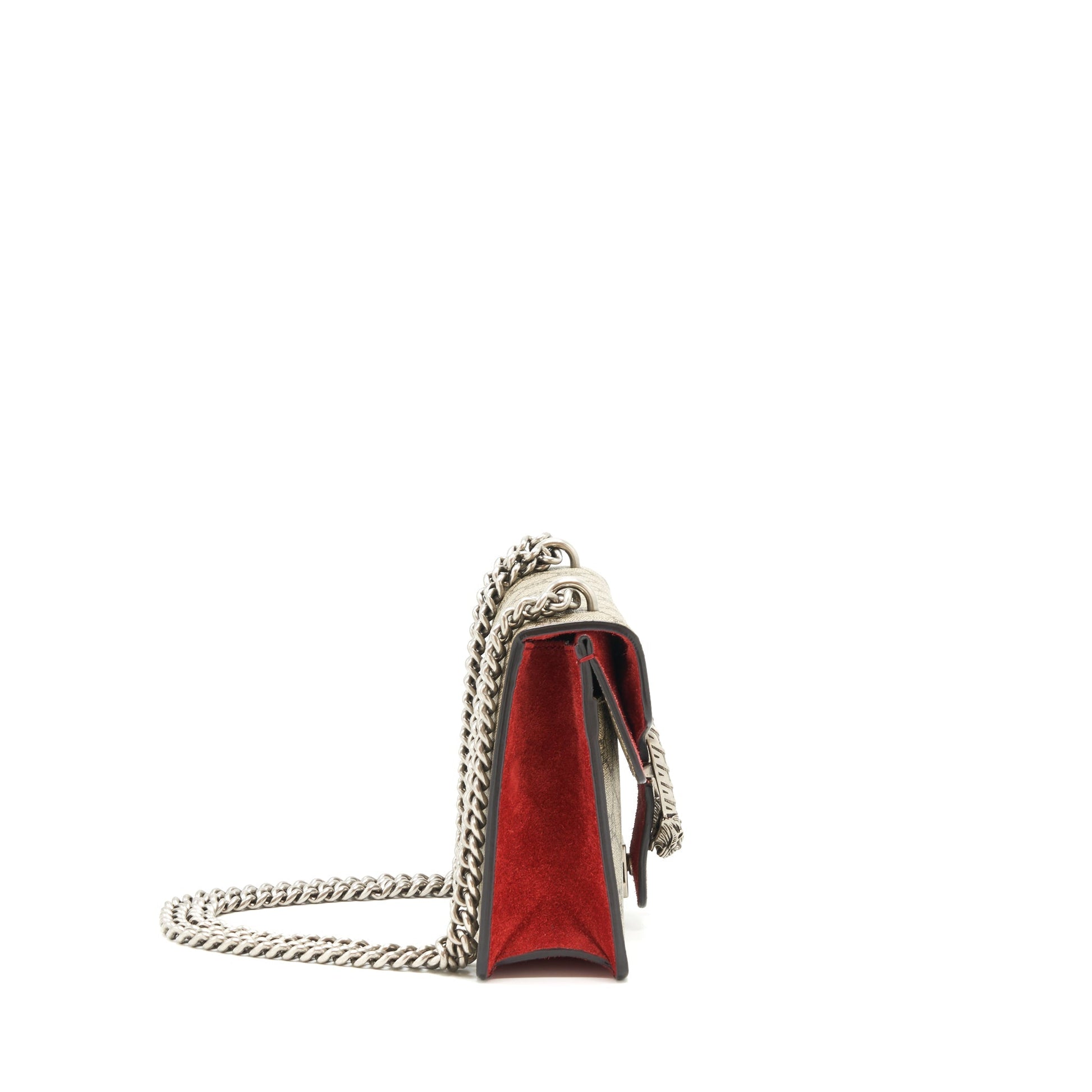 Gucci Dionysus Supreme Bag Red Mini Travel Bag