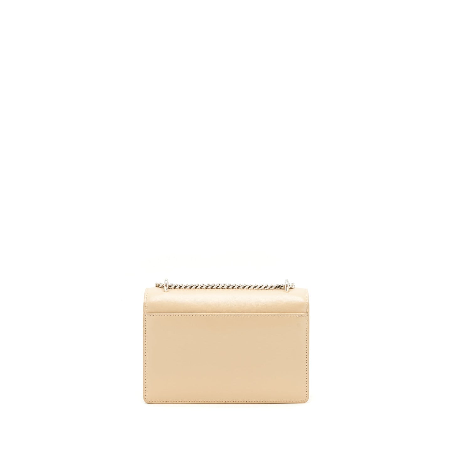 YSL Saint Laurent Saint Laurent Sunset Calfskin Travel Bag Beige Mini