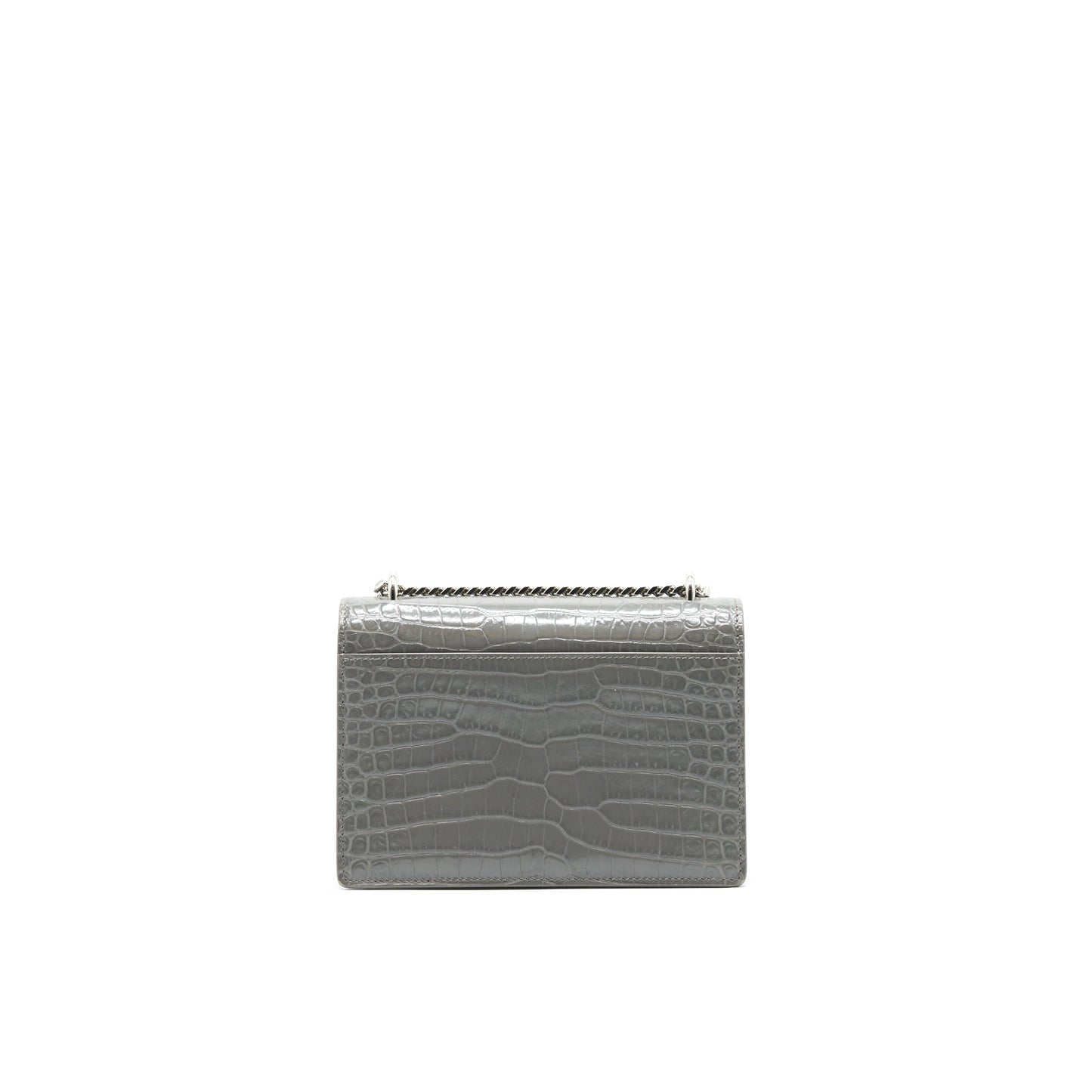 YSL Saint Laurent Saint Laurent Sunset Purse Grey Shoulder Bag Mini
