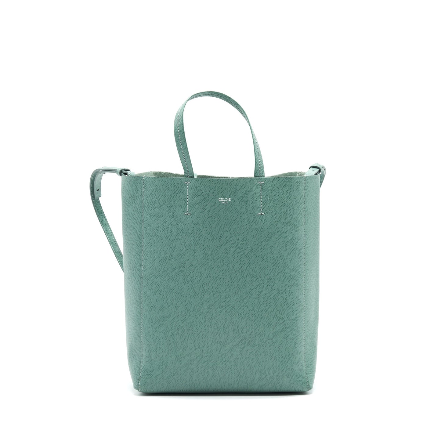 Celine Vertical Purse Deep Mint Handbag Small Bucket Bucket Bag
