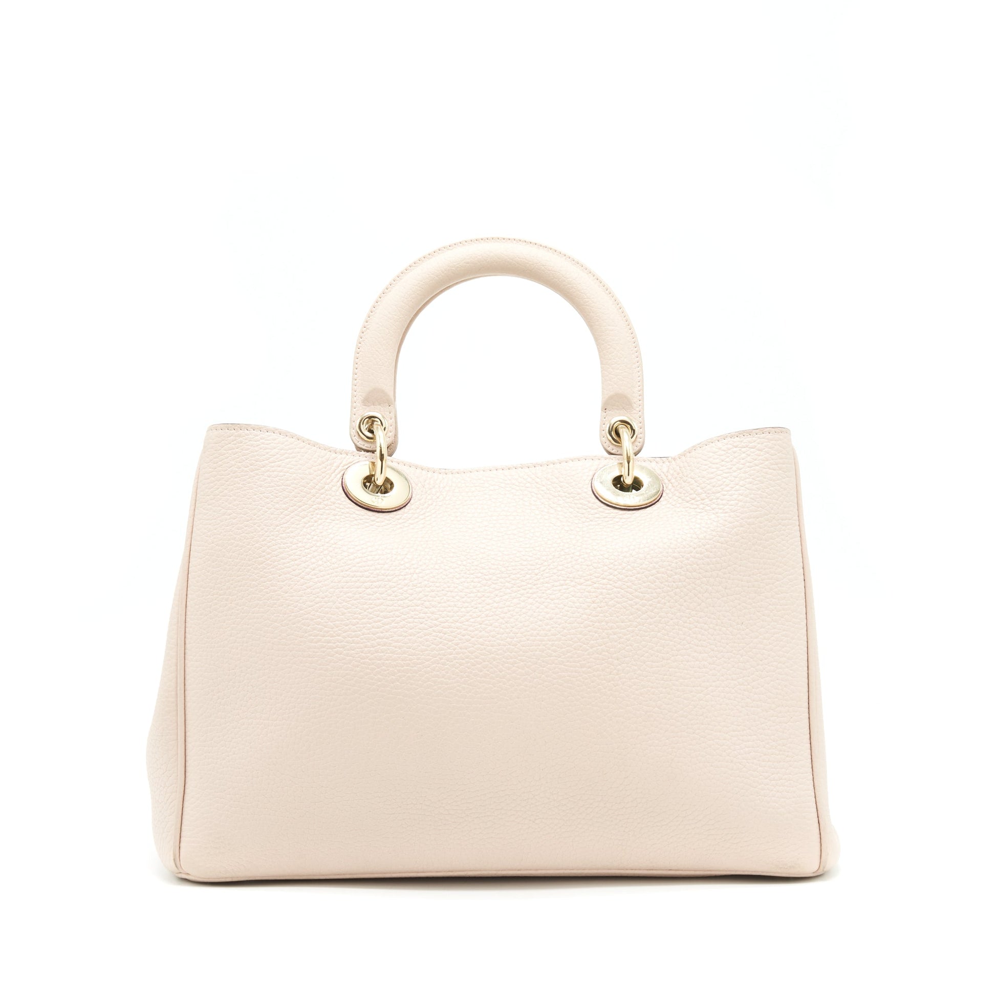Dior Vip issimo Tote Purse Grained Calfskin Handbag Beige Tote Bag