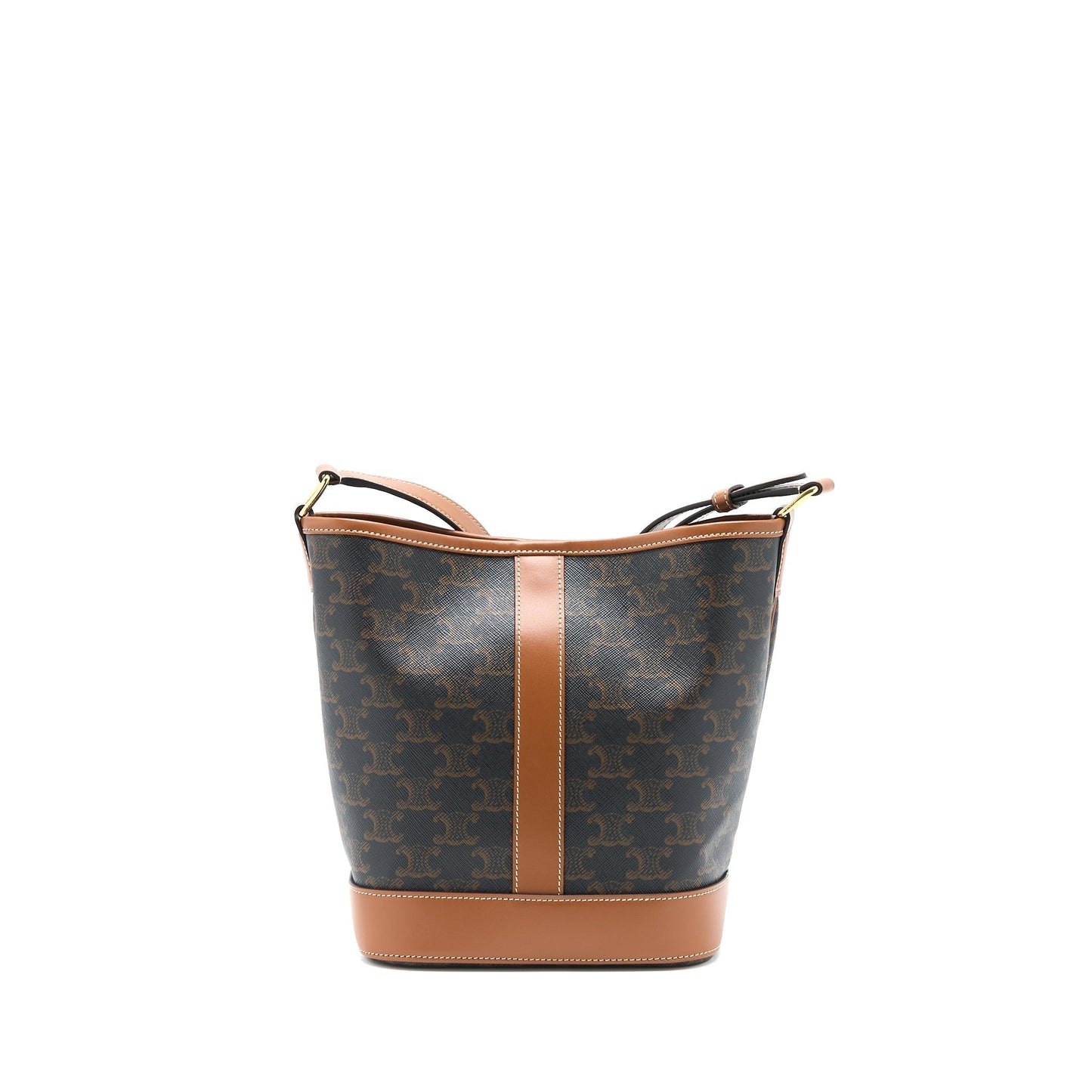 Celine Small Bucket Purse Triomphe Handbag Leather Canvas Bucket Bag