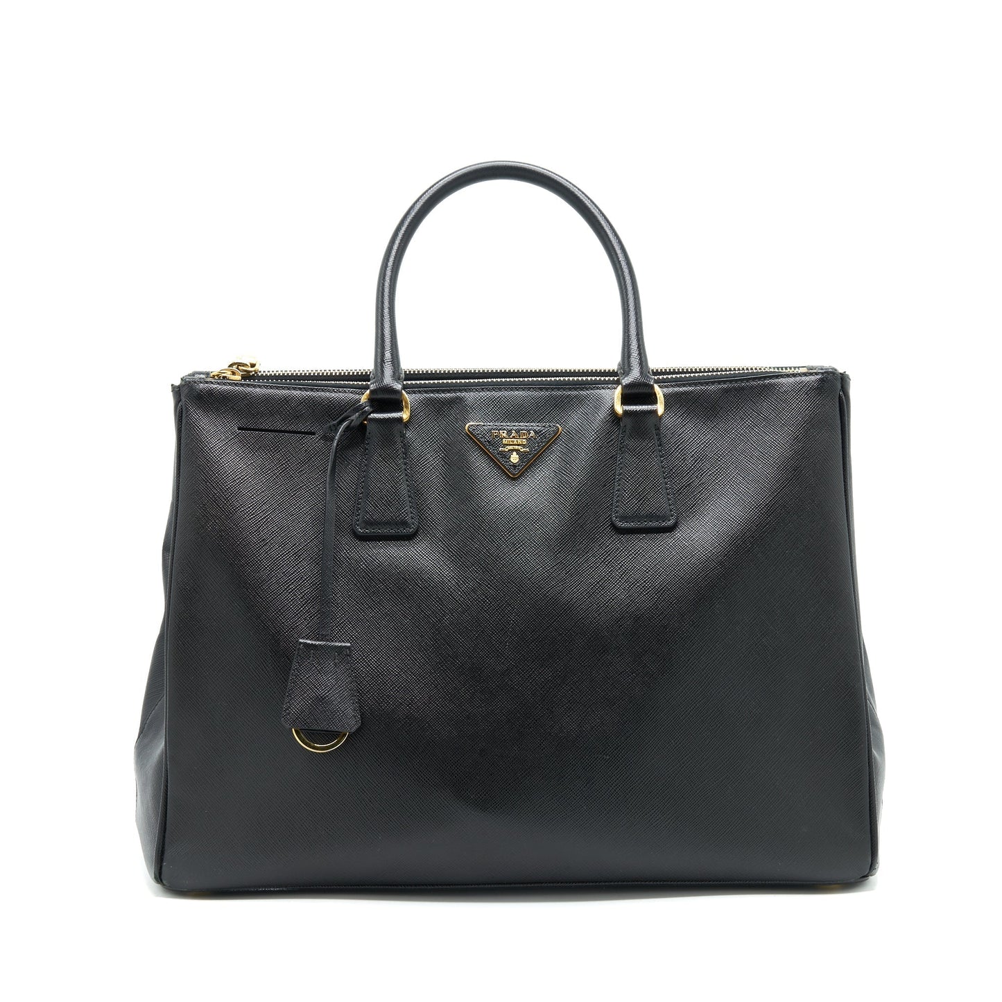 Prada Saffiano Tote In Handbag Black Large Tote Bag