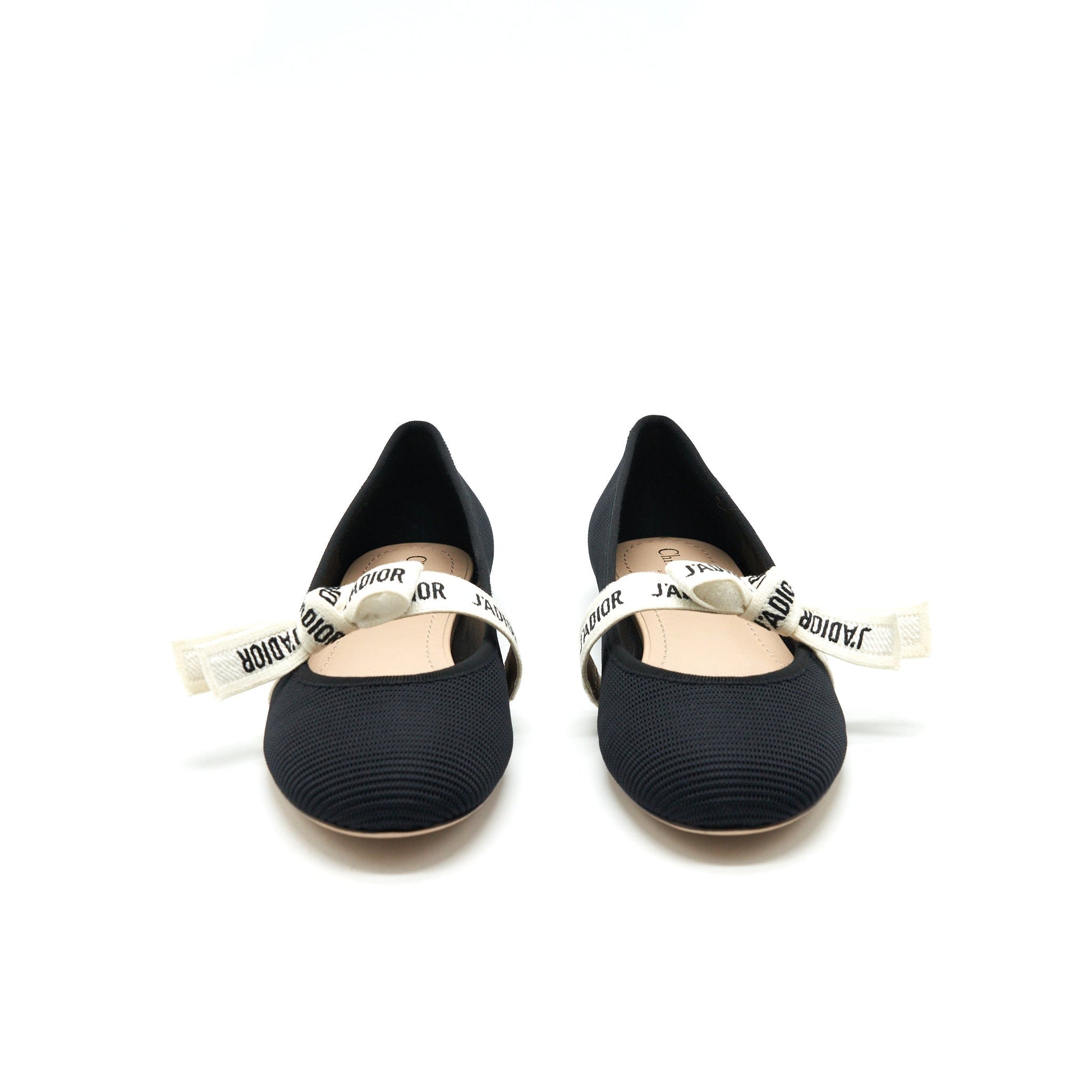 Dior Size Miss J'A Ballet Flat Handbag Black Shoes