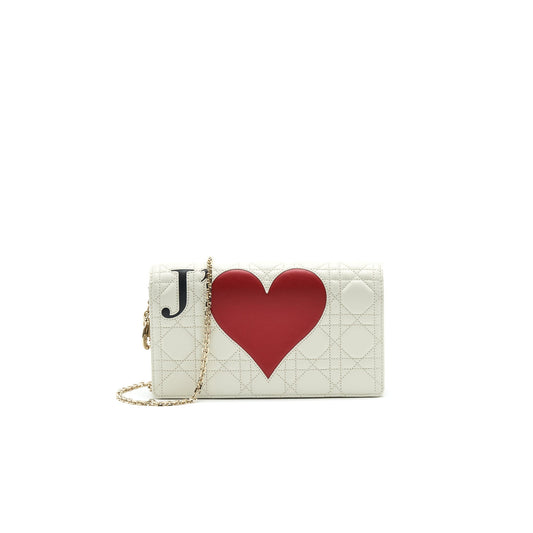Dior J'A Love Lady Pouch With Handbag Chain Travel Bag