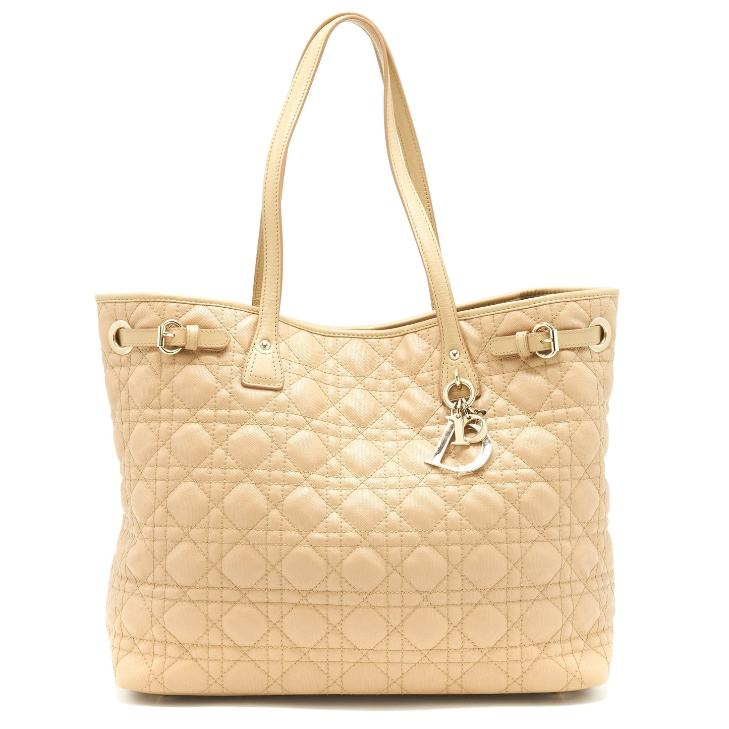 Dior Shopping Tote Purse Handbag Beige Tote Bag