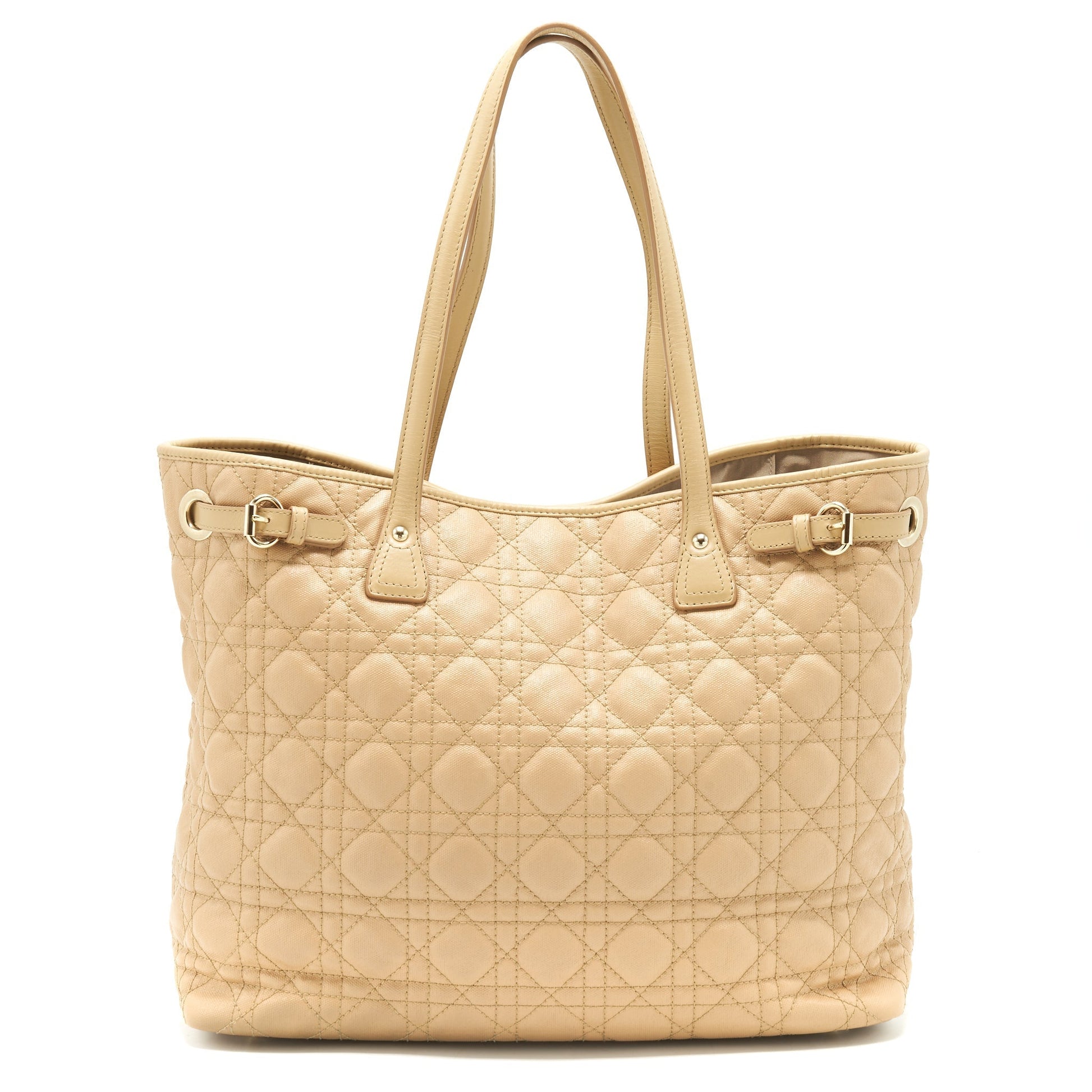 Dior Shopping Tote Purse Handbag Beige Tote Bag