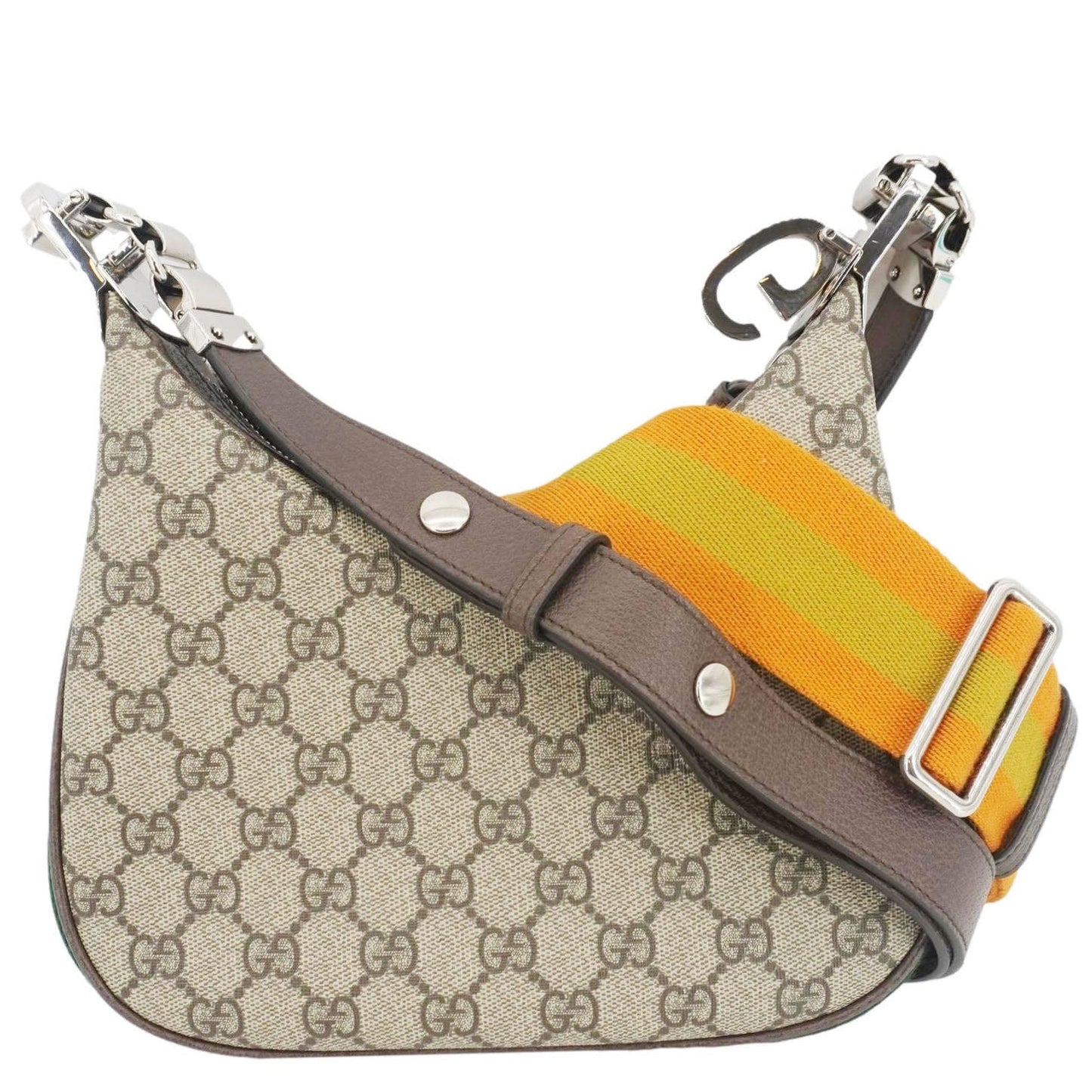 Gucci Attache Supreme Shoulder Bag Canvas Beige Small 699409