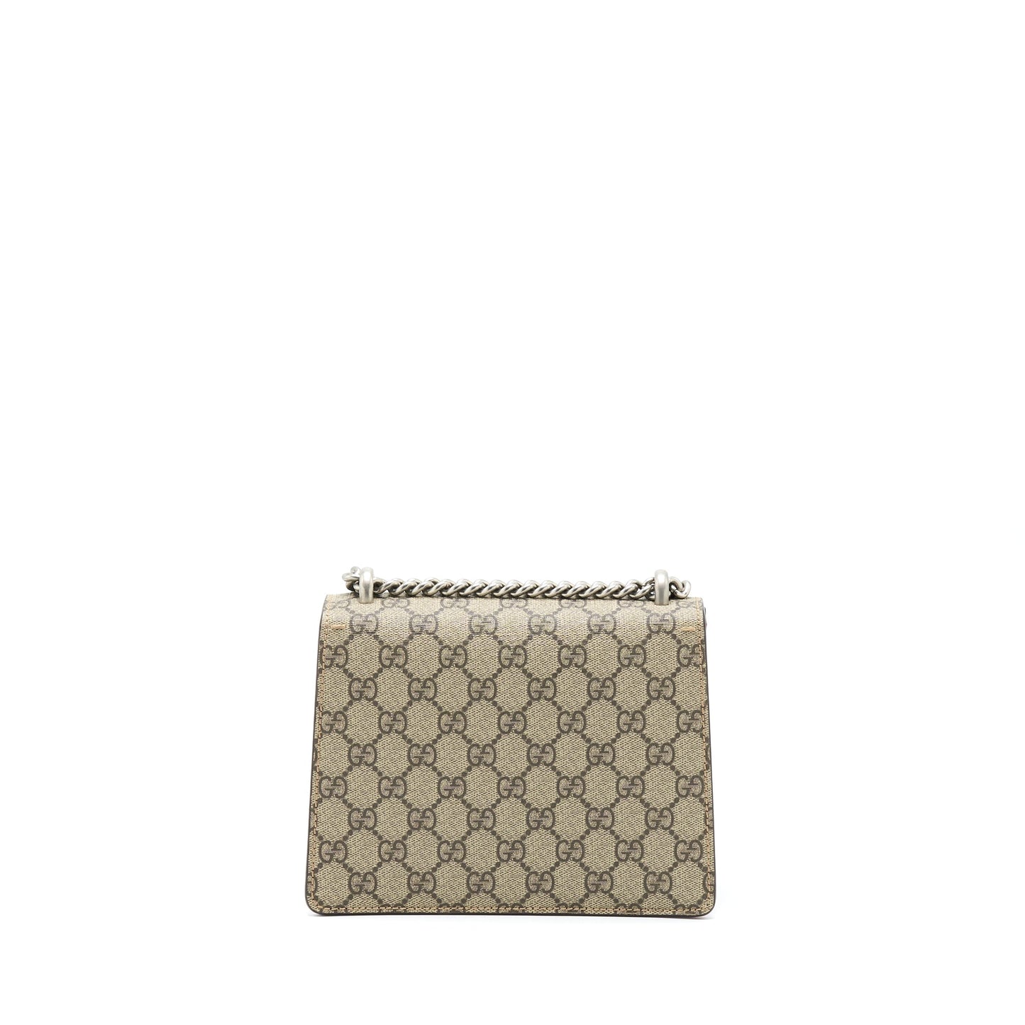 Gucci Dionysus Supreme Crossbody Bag Shw Suede Red