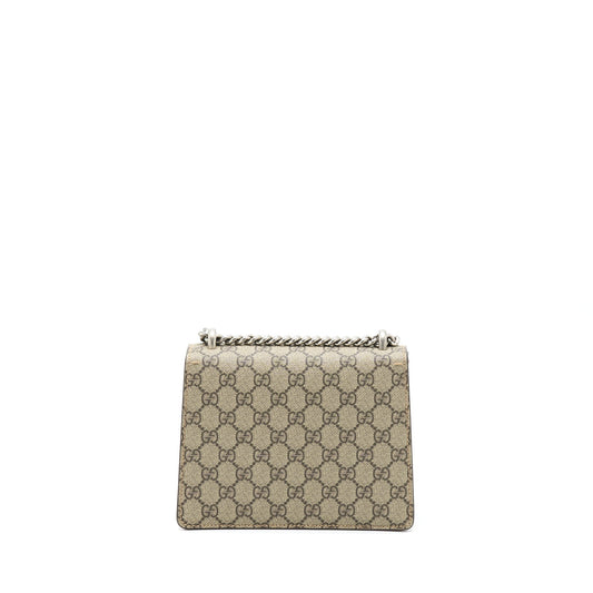 Gucci Dionysus Supreme Crossbody Bag Shw Suede Red