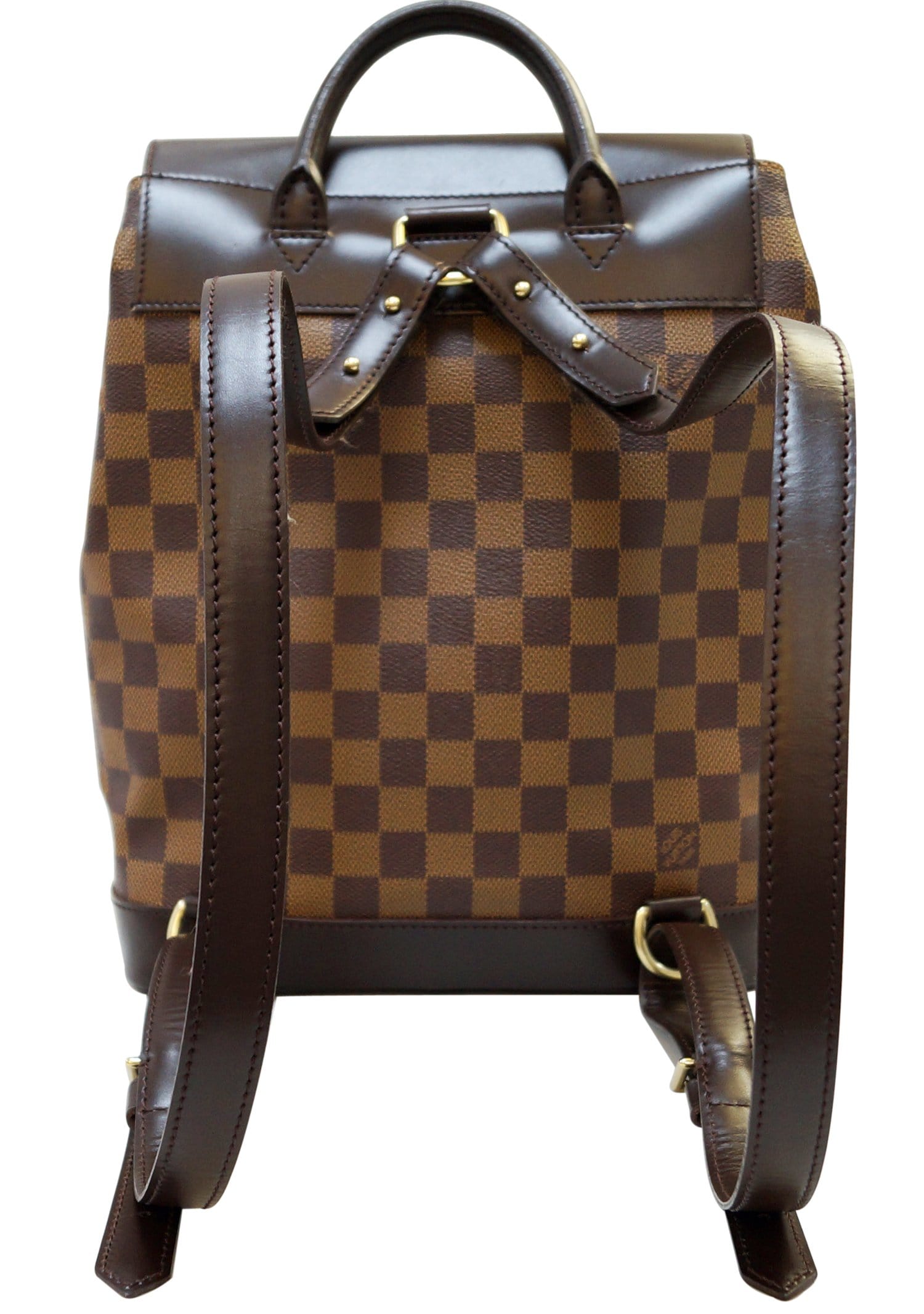 Louis Damier Ebene Soho Backpack Bag