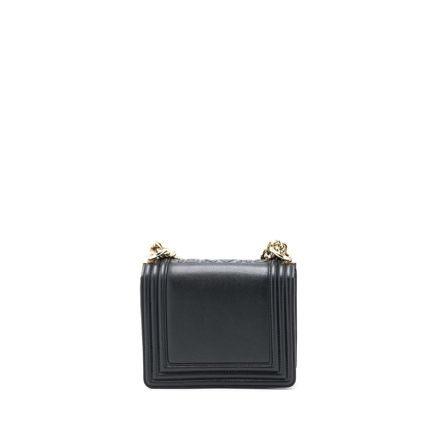 Chanel Boy Calfskin LGHW Microchip Black Mini Bag