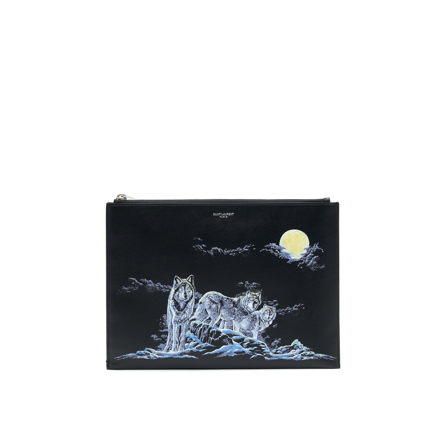 YSL Saint Laurent Saint Laurent Wolf Document Holder Travel Bag