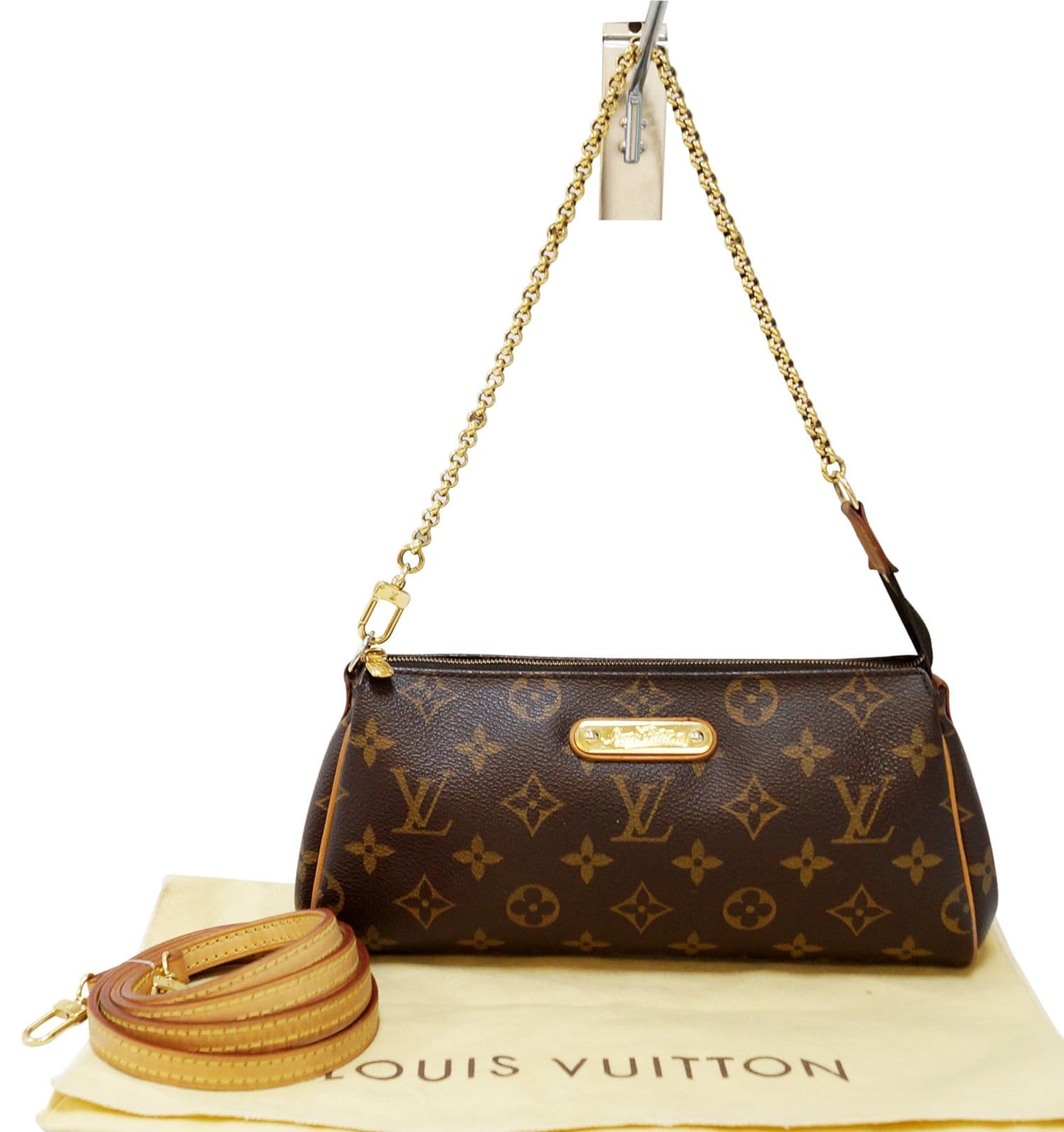 Louis Pochette Eva Clutch Crossbody Bag Canvas Monogram Bag Tt2434