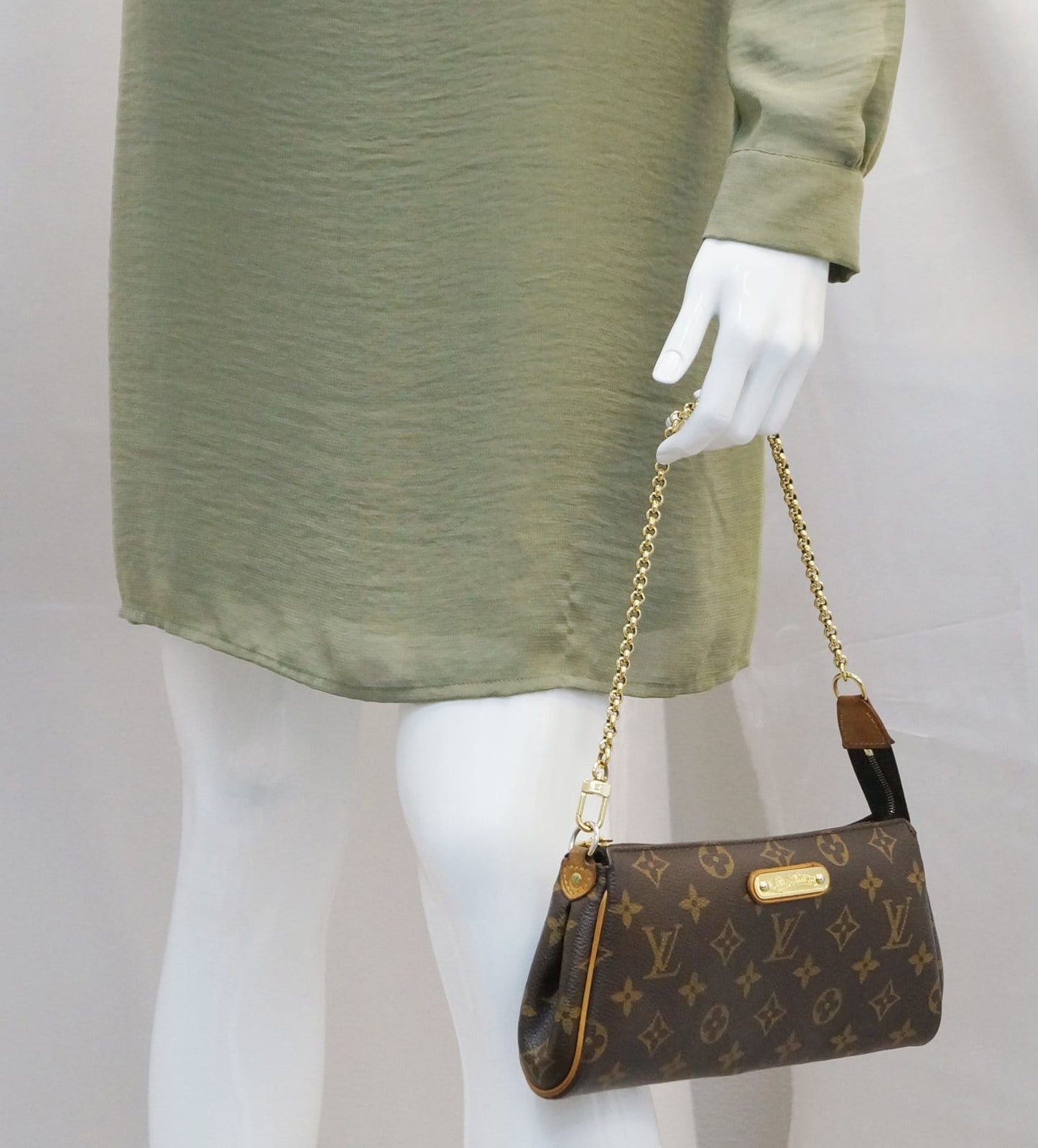 Louis Pochette Eva Clutch Crossbody Bag Canvas Monogram Bag Tt2434