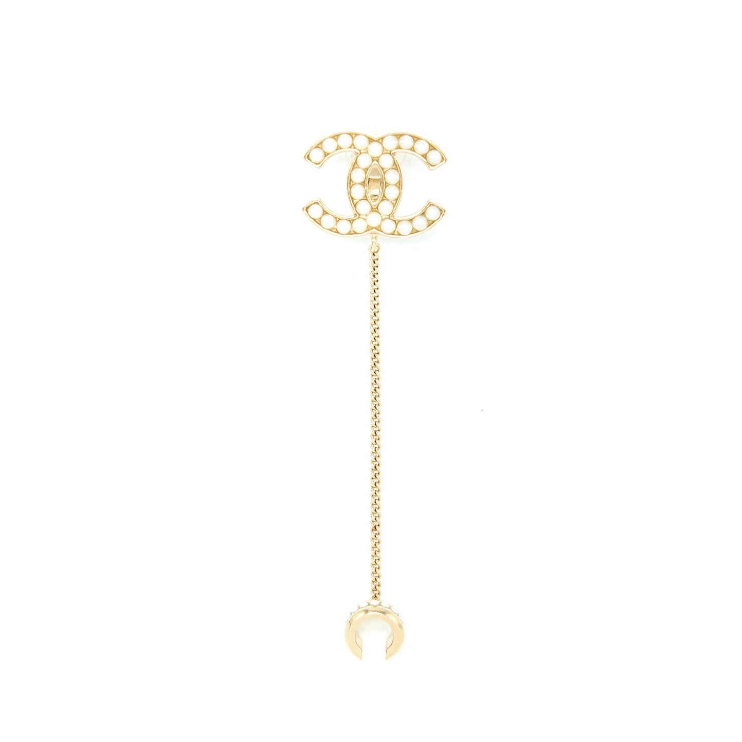 Chanel Pearl CC Logo Ear Clip Handbag