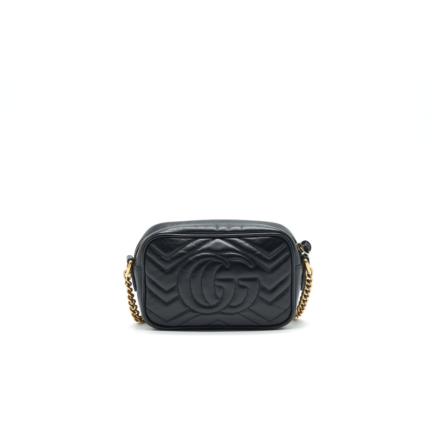 Gucci Marmont Camera Bag Black Mini Travel Bag
