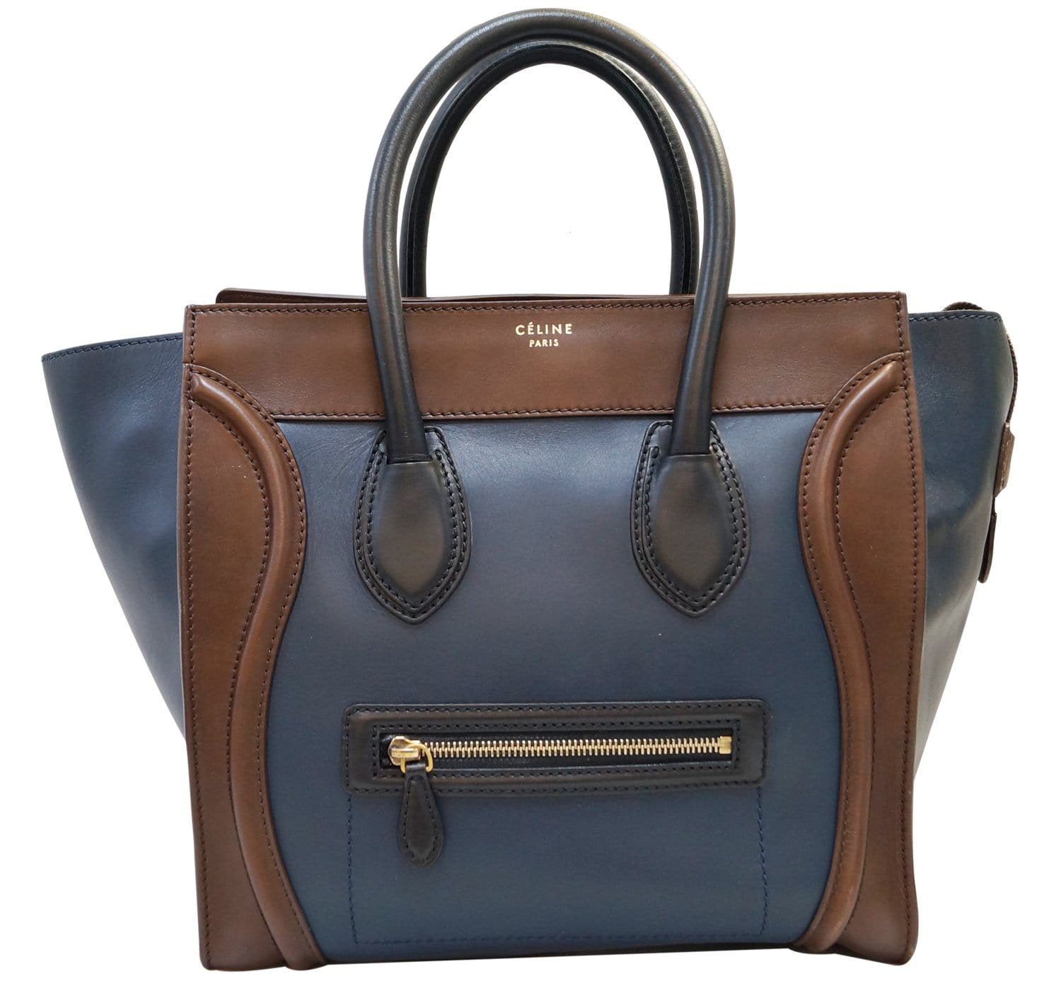 Phoebe Philo Tricolor Luggage Tote Bag Mini