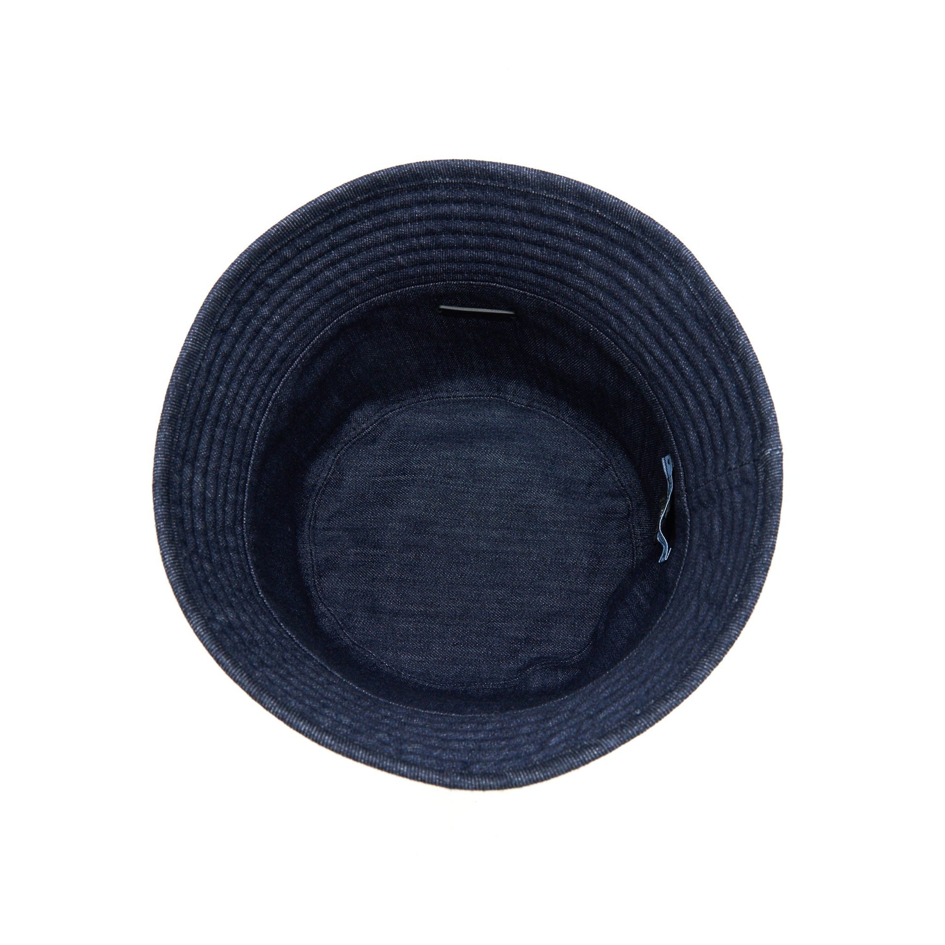 Prada And Hat Handbag Denim Nylon Bucket Bag